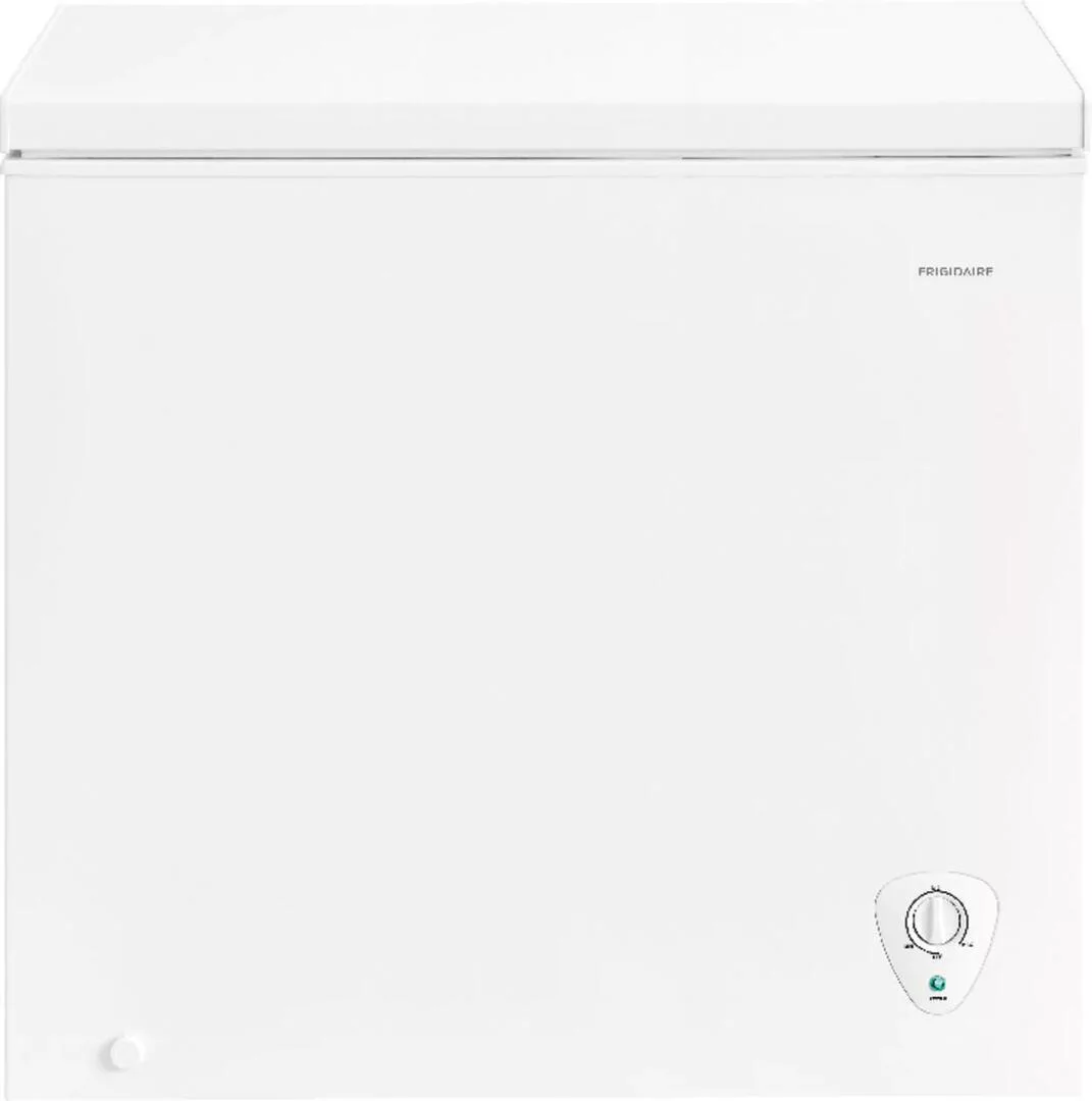 Frigidaire FFFC07M2UW 38 Chest Freezer with 7.2 cu. ft. Capacity  CSA Listed  Adjustable Temperature Control  Defrost Water Drain  and Removable Storage Basket  in White