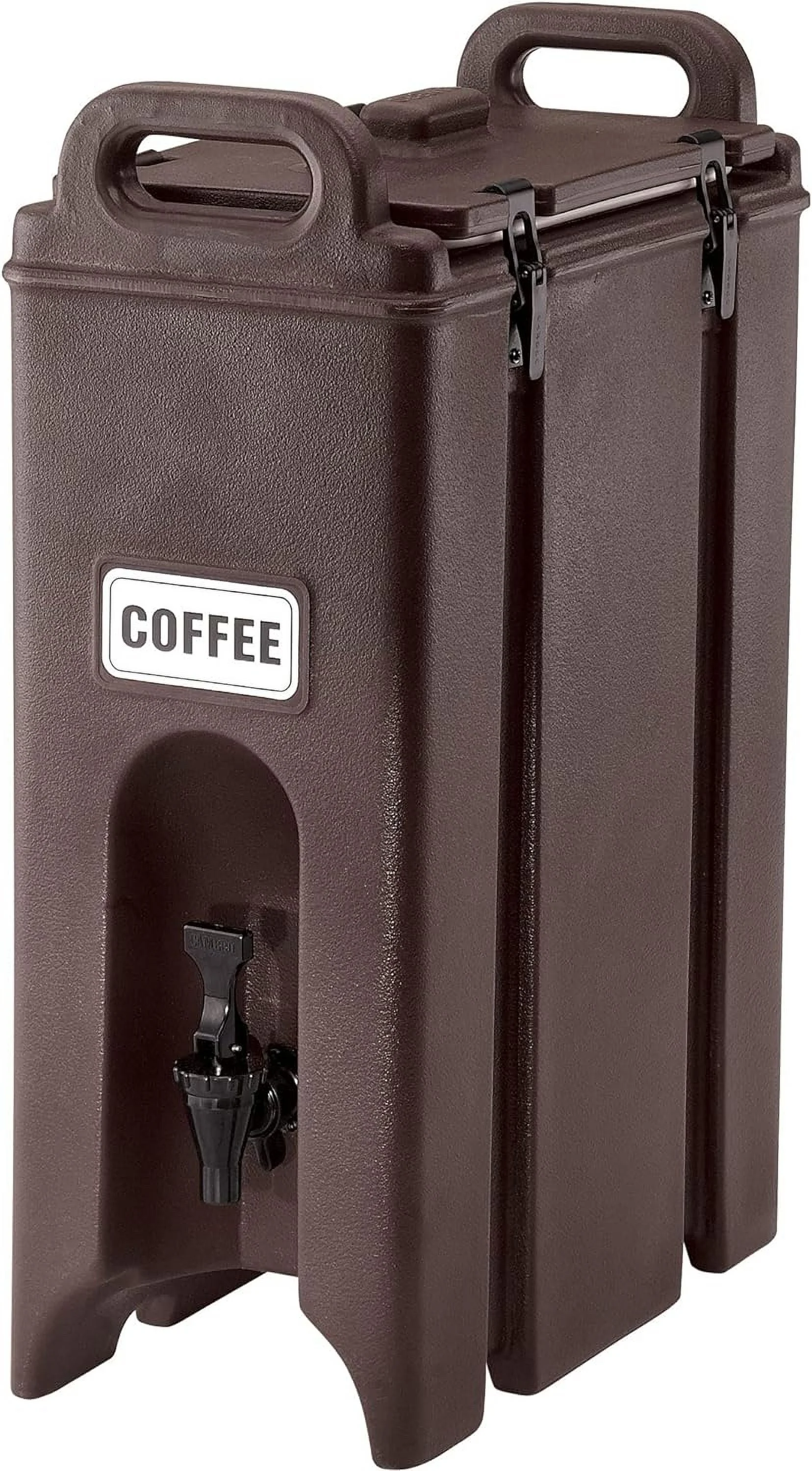 500LCD131 Camtainers 4.75 Gallon Dark Brown Insulated Beverage Dispenser