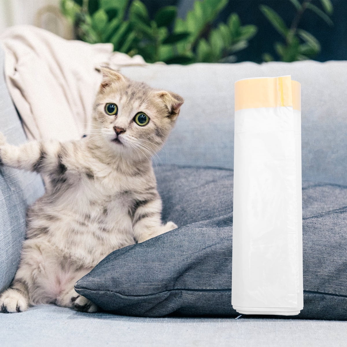 3 Rolls Special Cat Litter Bag Practical Litter Pan Bags Creative Cleaning Bag Cat Supplies (Size L, 3 Rolls/21pcs)