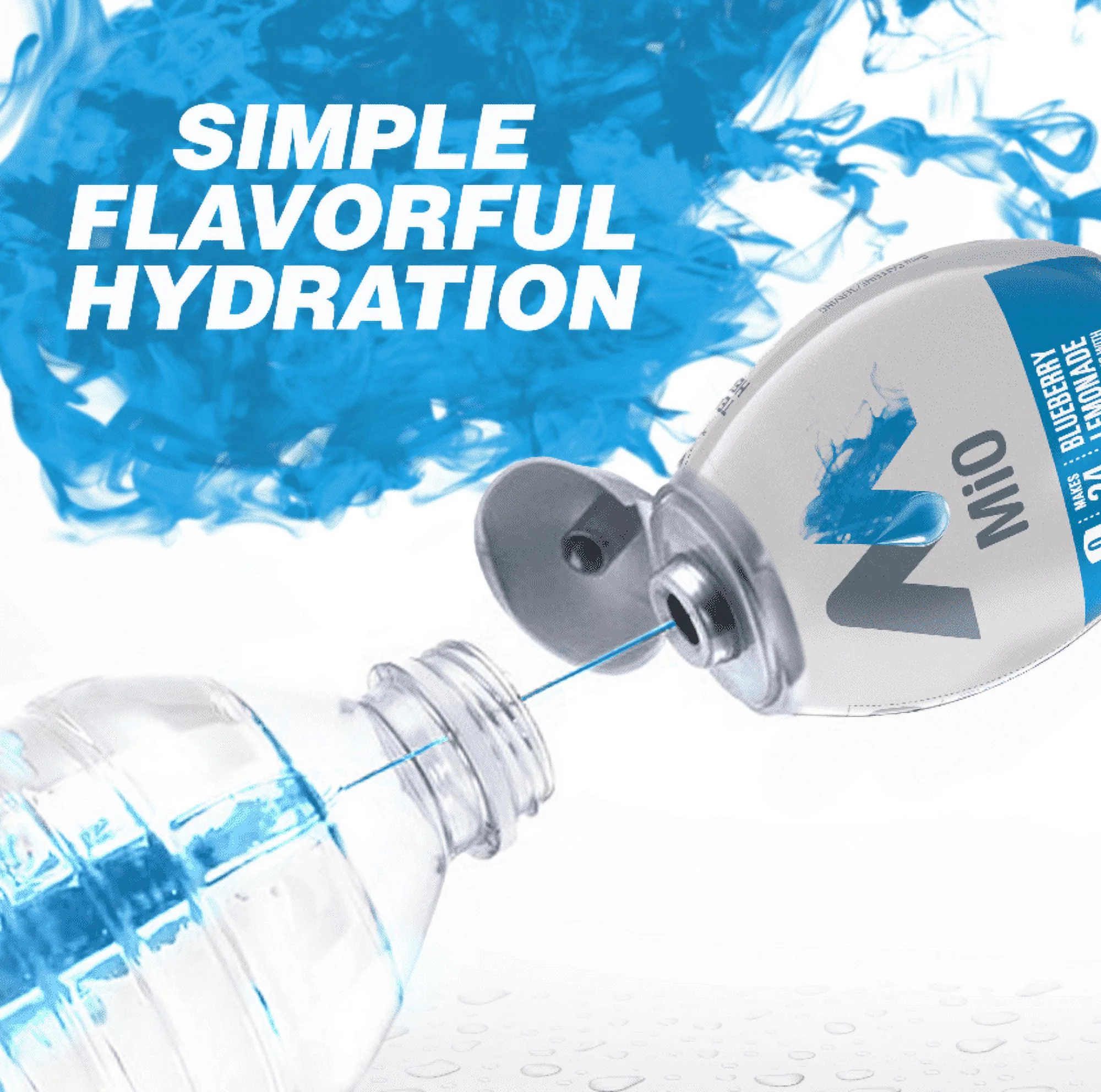 MiO Blueberry Lemonade Liquid Water Enhancer , Caffeine Free, 1.62 fl oz Bottle (Pack-5)