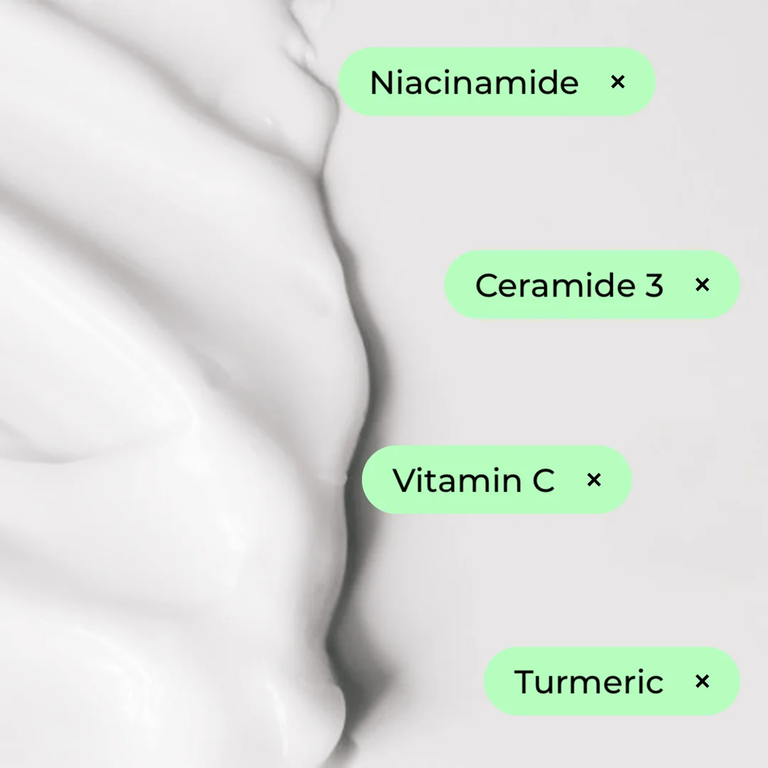 NU2U Skincare NU Feel Moisturizer Face Cream | Hydrates, Tones, Protects | Infused with Vitamin C + Turmeric + Niacinamide | For All Skin Types | 1.70 Oz