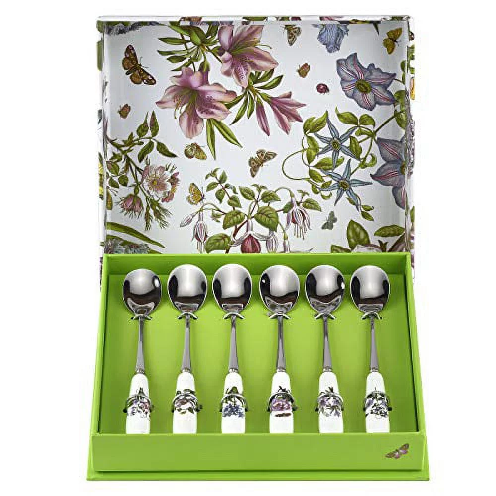 Botanic Garden Set of 6 Teaspoons (Assorted)