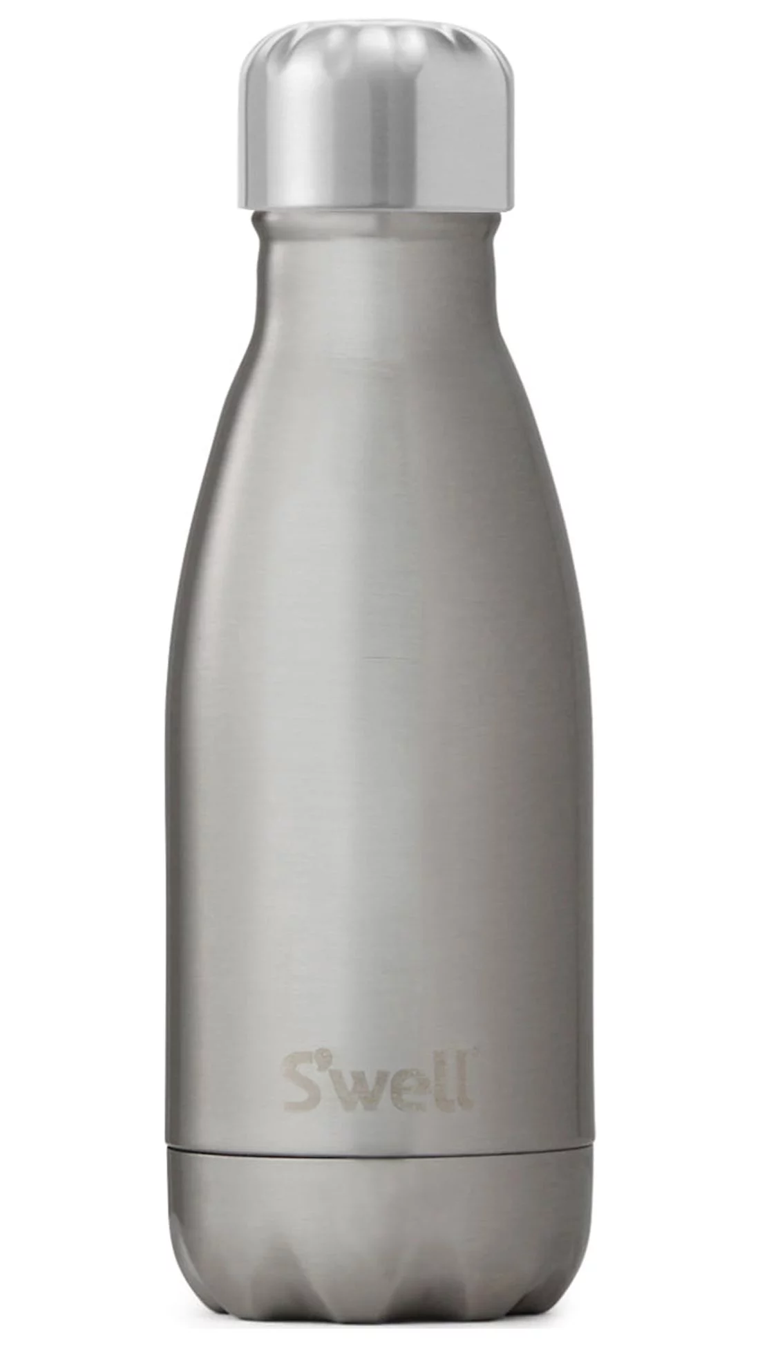 S'well Vacuum Insulated Stainless Steel Water Bottle, Silver Lining, 9 oz