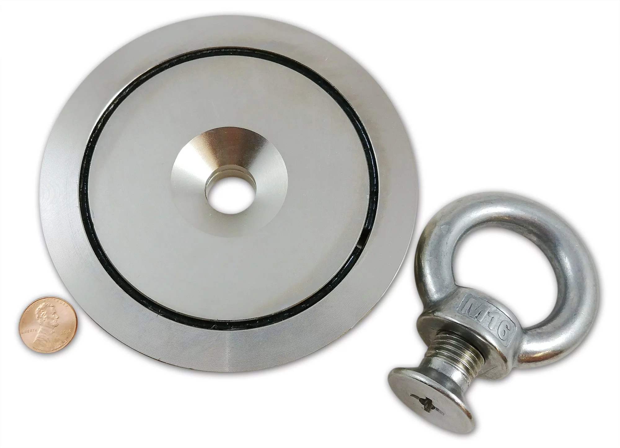 Brute Magnetics, 1200 lb Single Sided Fishing Magnet