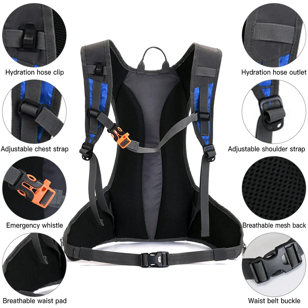 JUNLETU Two shoulder bag,Bike 10l Maiju Papapi 10l Waterproof Breathable Qahm