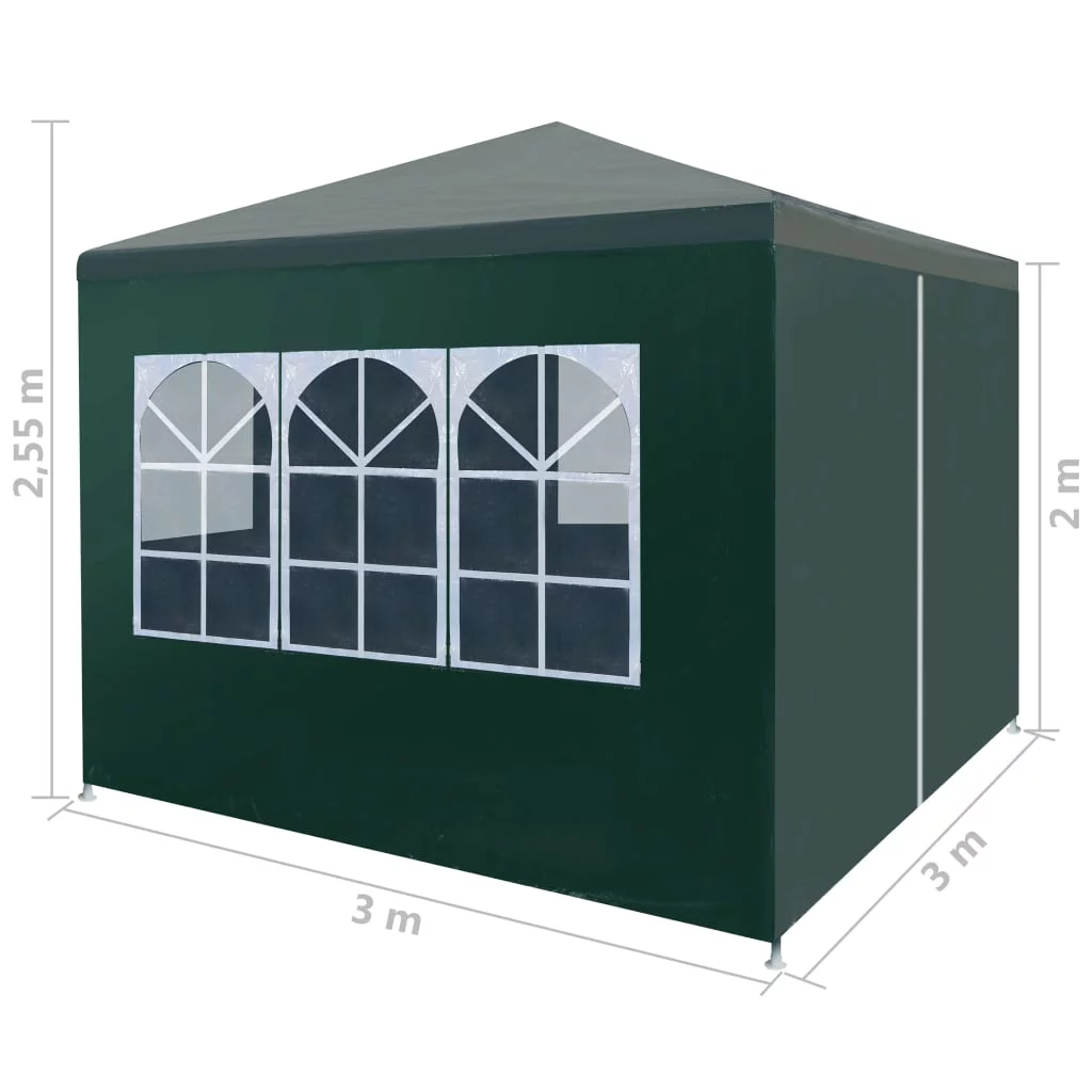 Buyweek Party Tent 9.8'x9.8' Green
