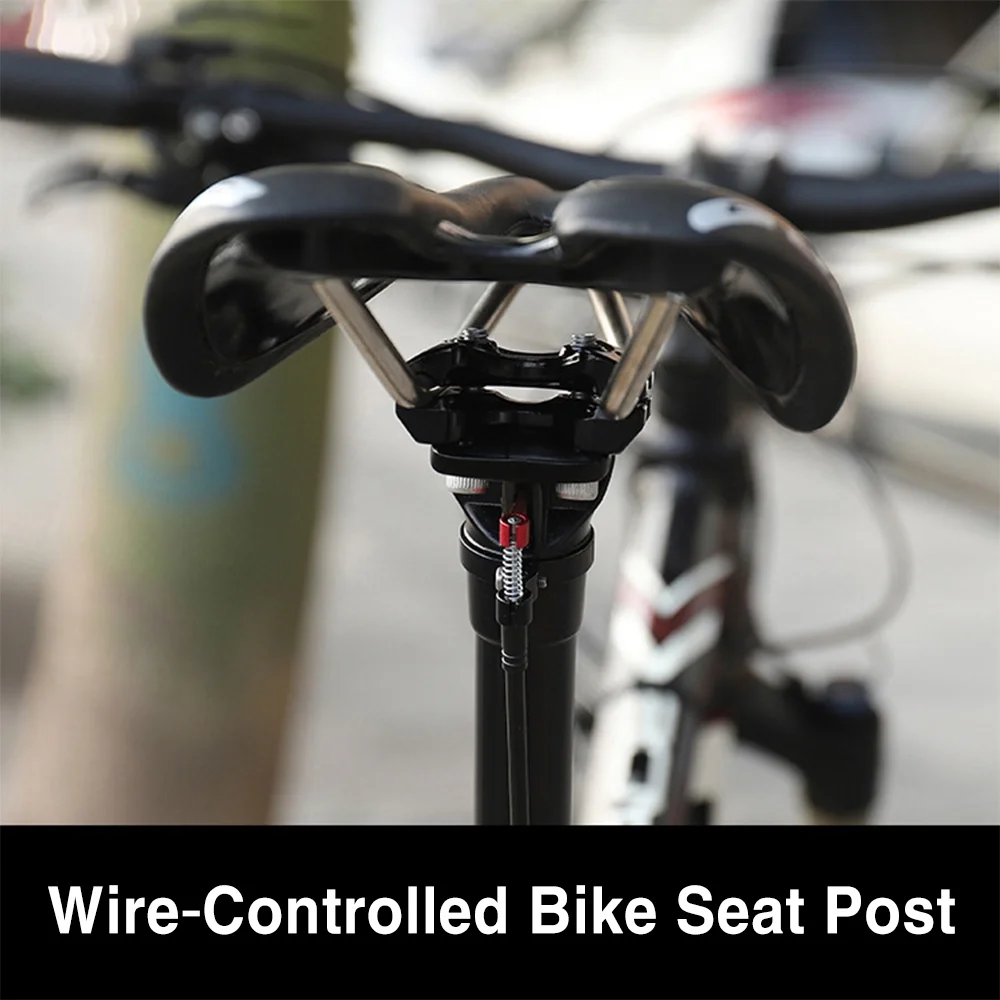 GUB Mountain Bike Adjustable 31.6mm Dropper Seatpost Remote Control Suspension Post