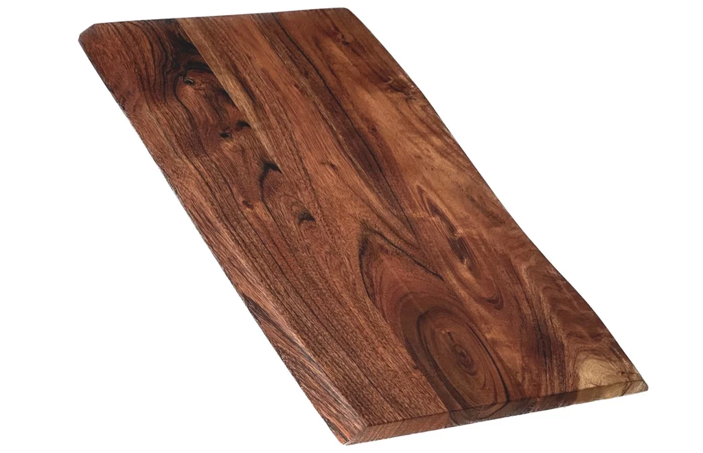 Mountain Woods Brown Hand Crafted Live Edge Acacia Cutting Board/Serving Tray - 20
