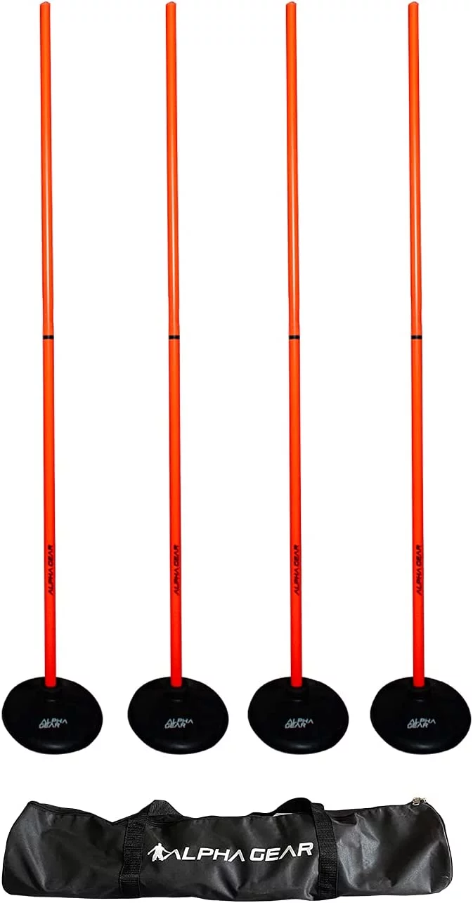 Speed And Agility Turf Training Poles (Orange)