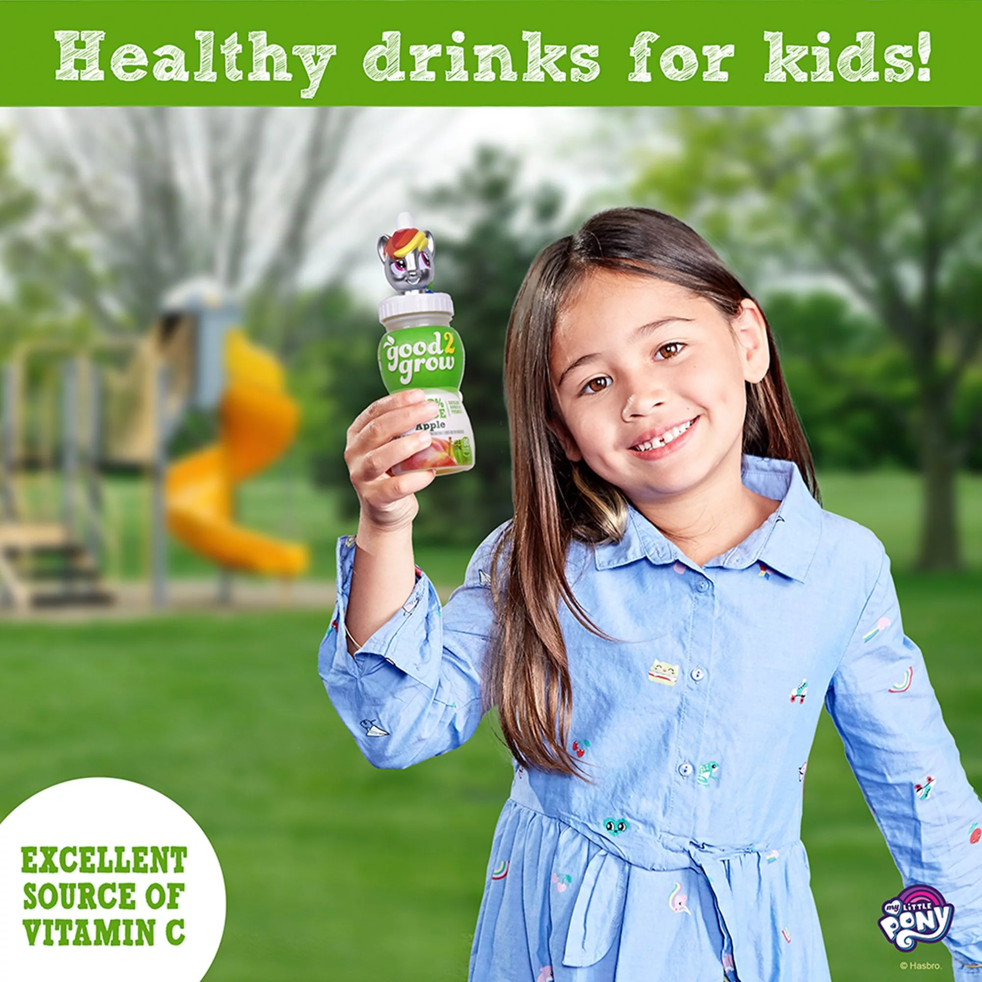 good2grow Character 6 Pack 100% Apple Juice My Little Pony (Tops Vary), 6oz