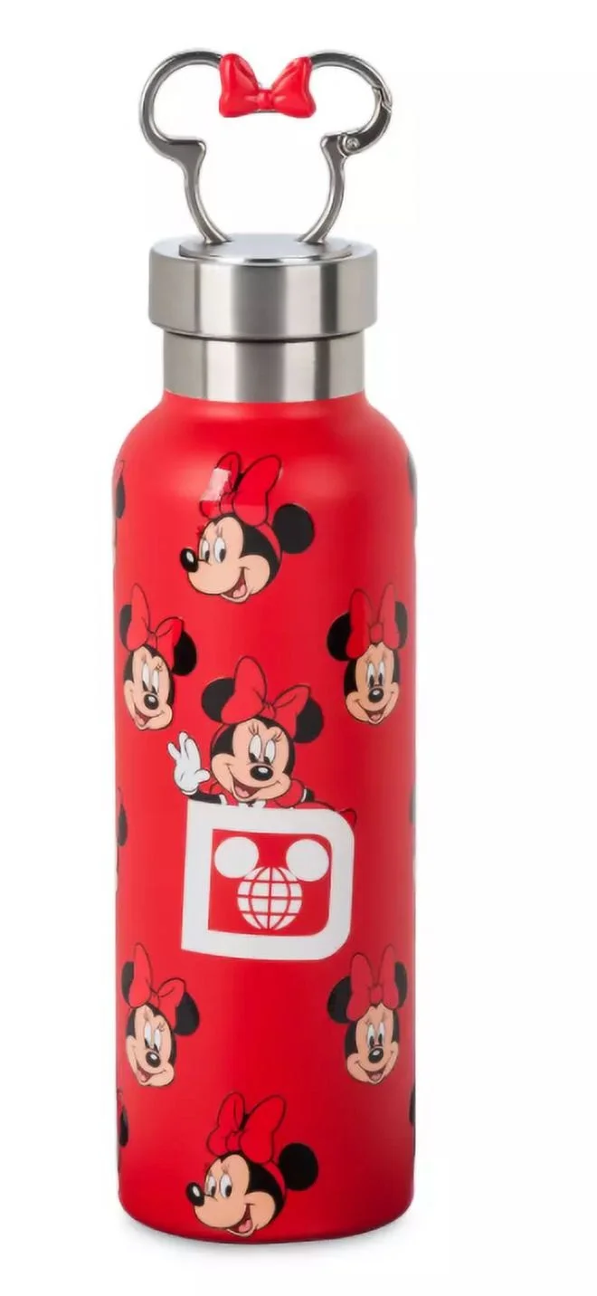 Disney Parks Minnie Mouse Stainless Steel Water Bottle &ndash; WDW New With Tags