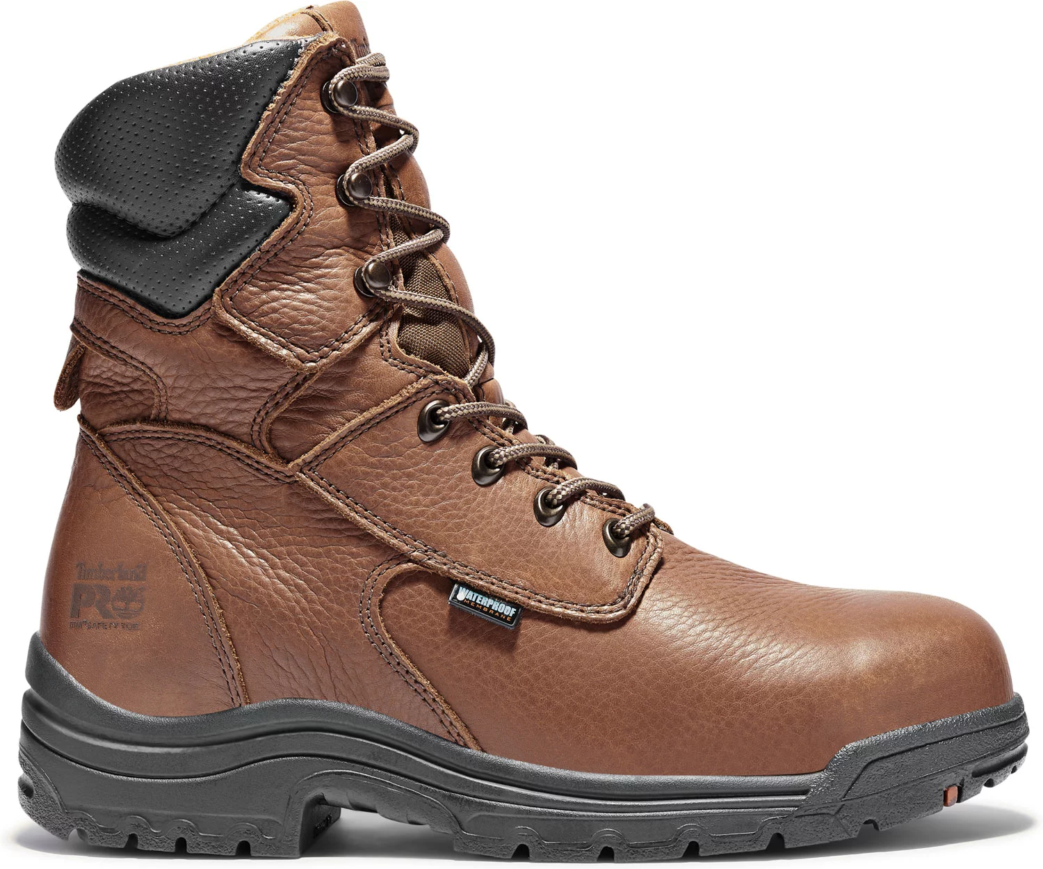 Timberland PRO  Brown, Men's, TiTAN Alloy Toe, EH, Waterpoof, 8 Inch Work Boot (10.5 W)