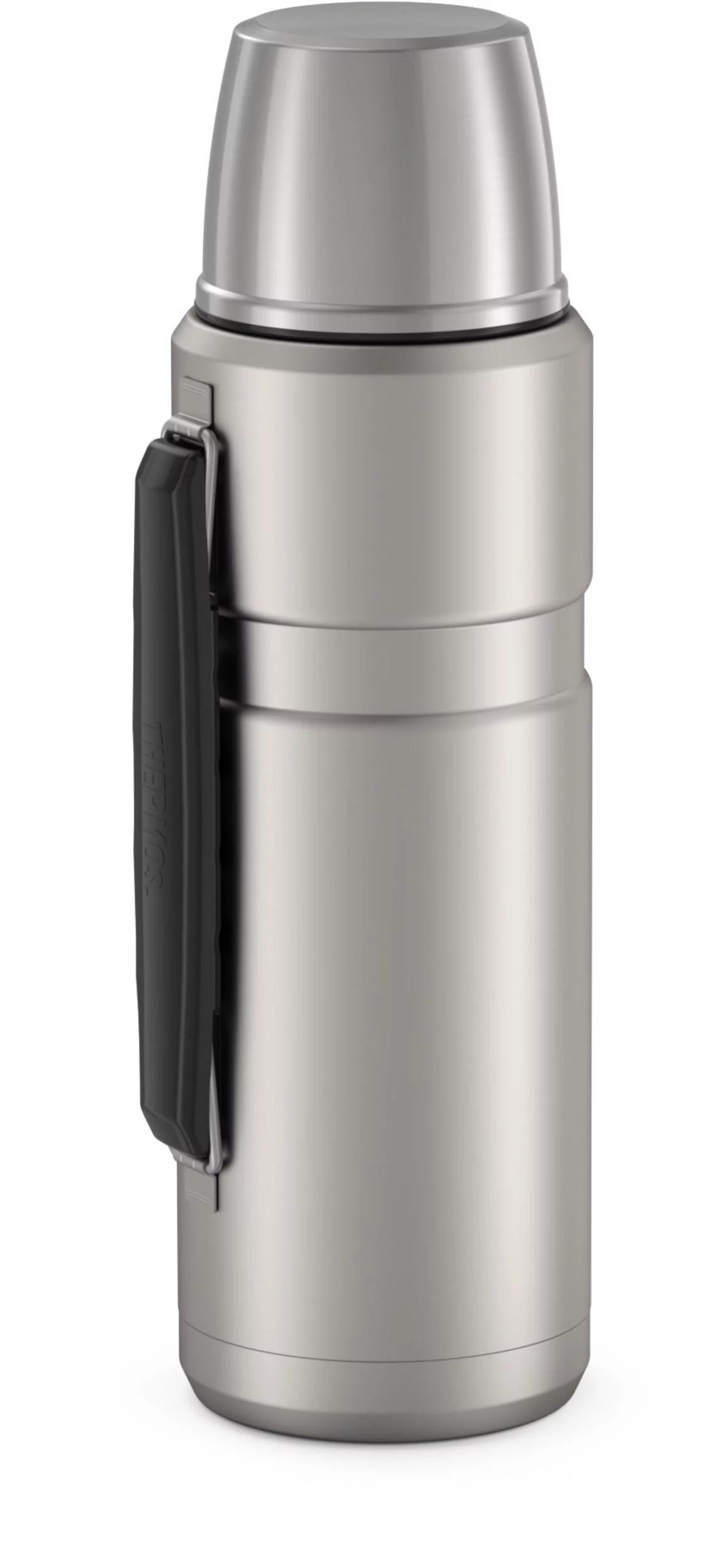 Thermos Stainless King Vacuum-Insulation Beverage Bottle, 2 Liters, Silver