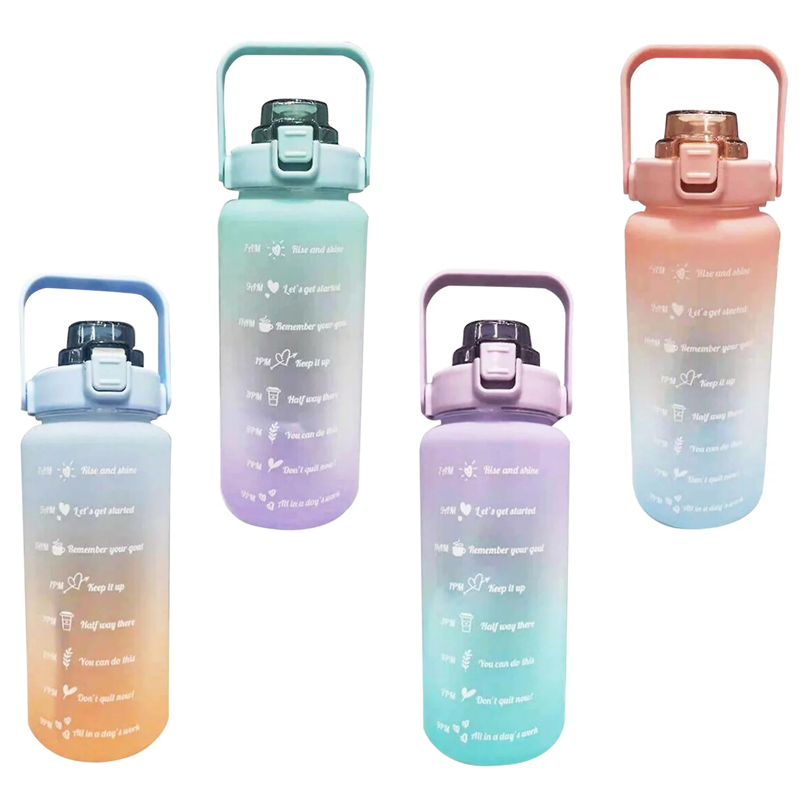 Outdoor Water Bottle Time Marker 2l Motivational Bottle Gifts