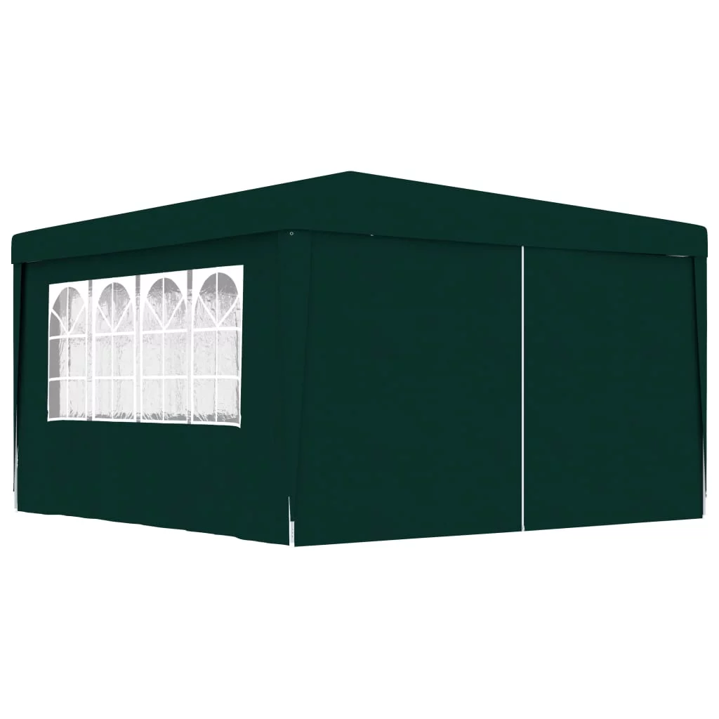 Buyweek Professional Party Tent with Side Walls 13.1'x13.1' Green 0.3 oz/ft虏