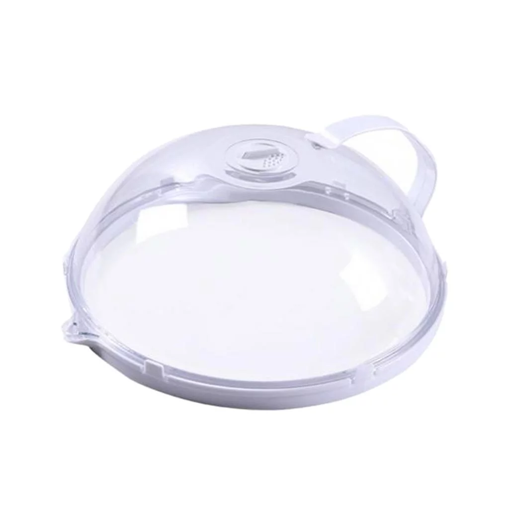 Microwave Splatter Cover for Foods, Microwave Plate Lid with Handle Keeps Microwave , easy to clean, saves you time and energy.