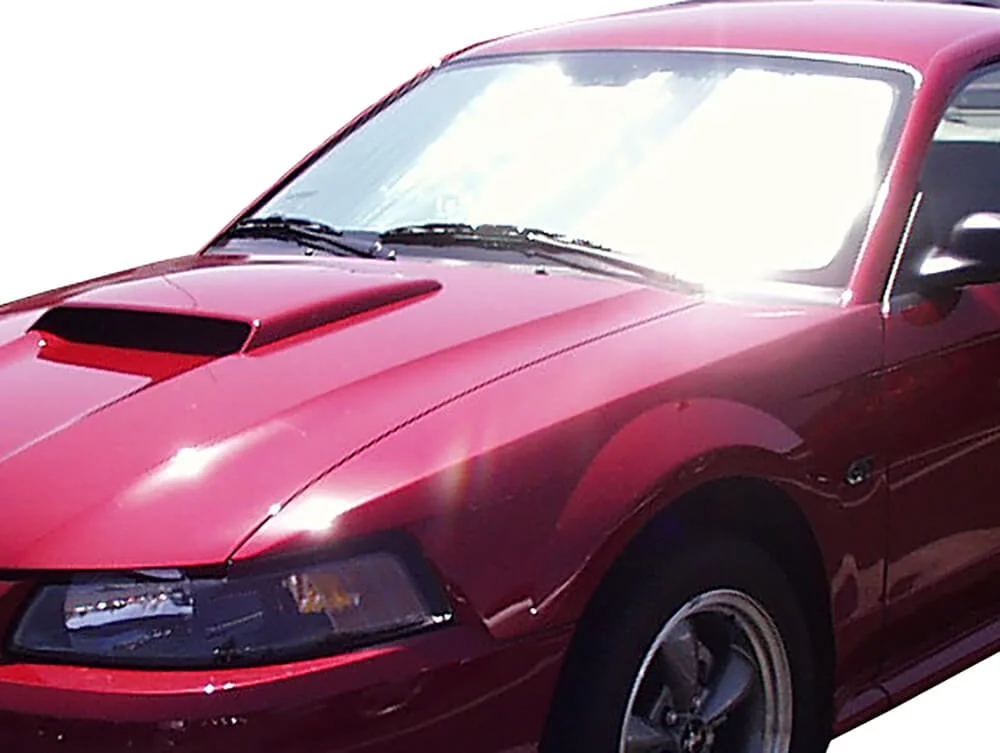 HeatShield, The Original Windshield Sun Shade, Custom-Fit for Ford Mustang Convertible 1994-2004, Silver Series