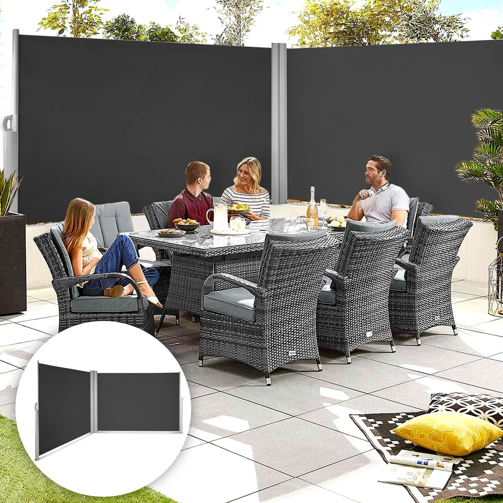 VEVORbrand Retractable Side Awning 236