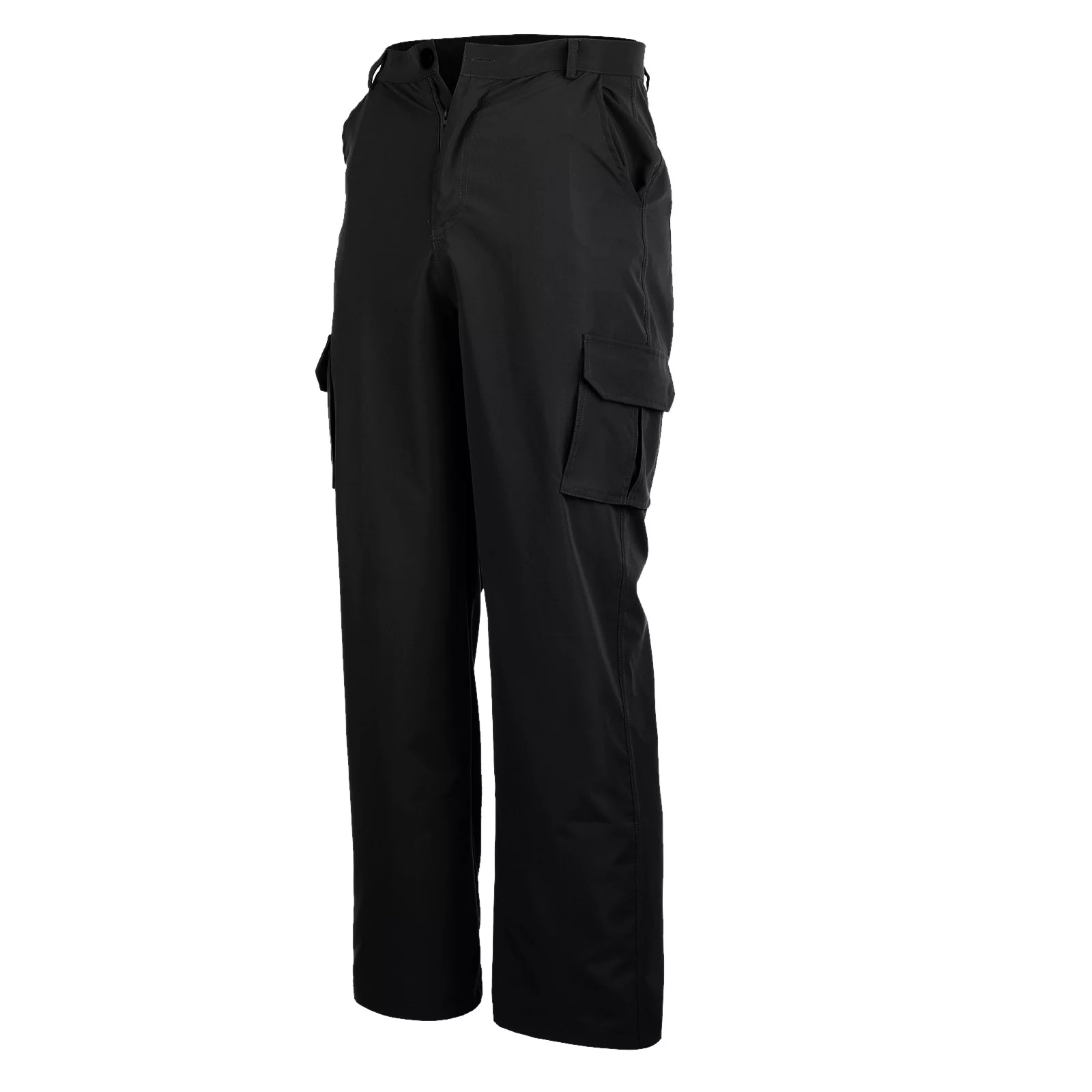 Wendunide 2024 Clearance Sales, Men's Pants Men's Summer Multi-Pocket Straight Casual Pants Overalls Trousers Black XL