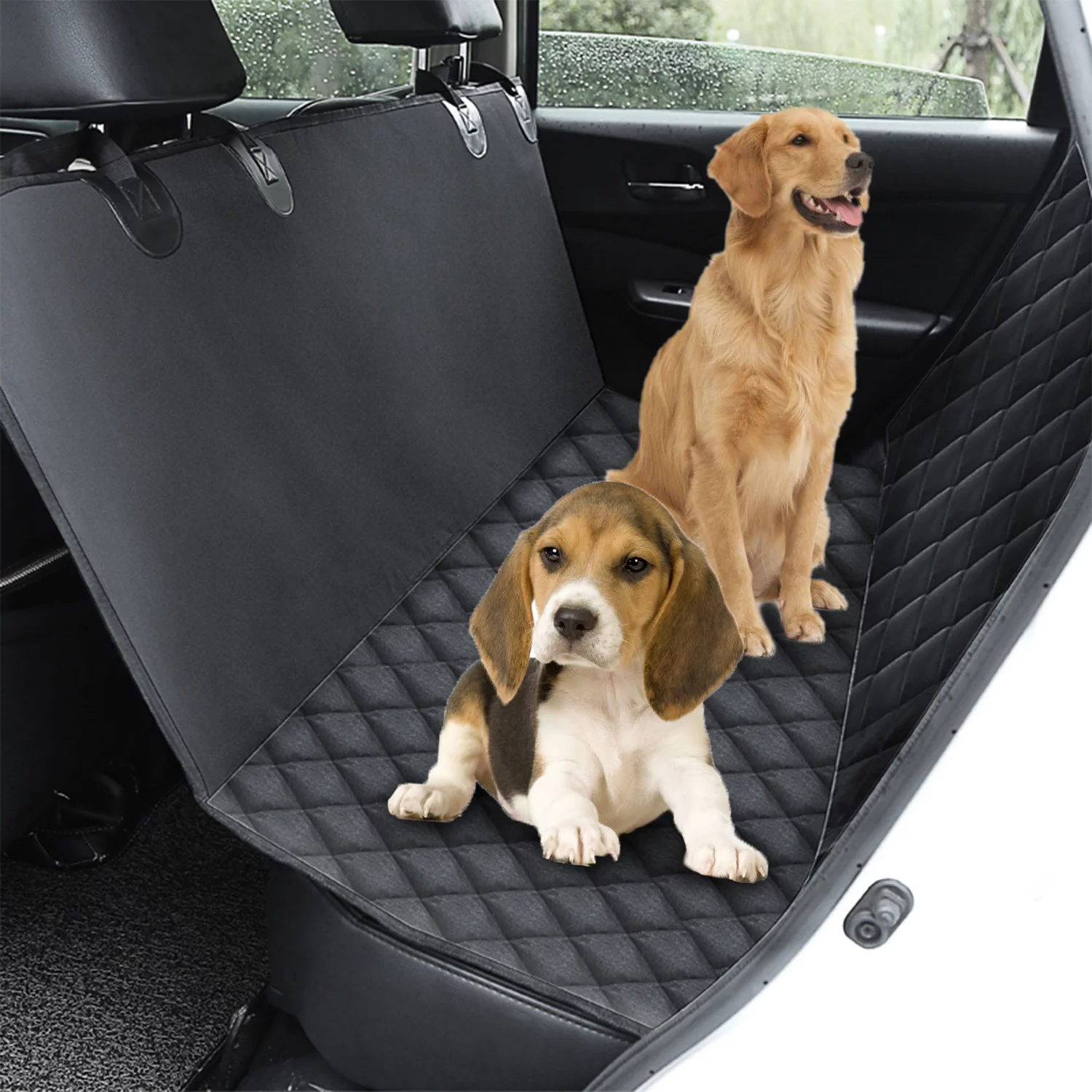 iMountek Dog Seat Cover for Back Seat Scratch Prevent Antinslip Dog Car Hammock Waterproof Car Seat Covers for Dogs, Dog Backseat Cover for Cars & SUVs