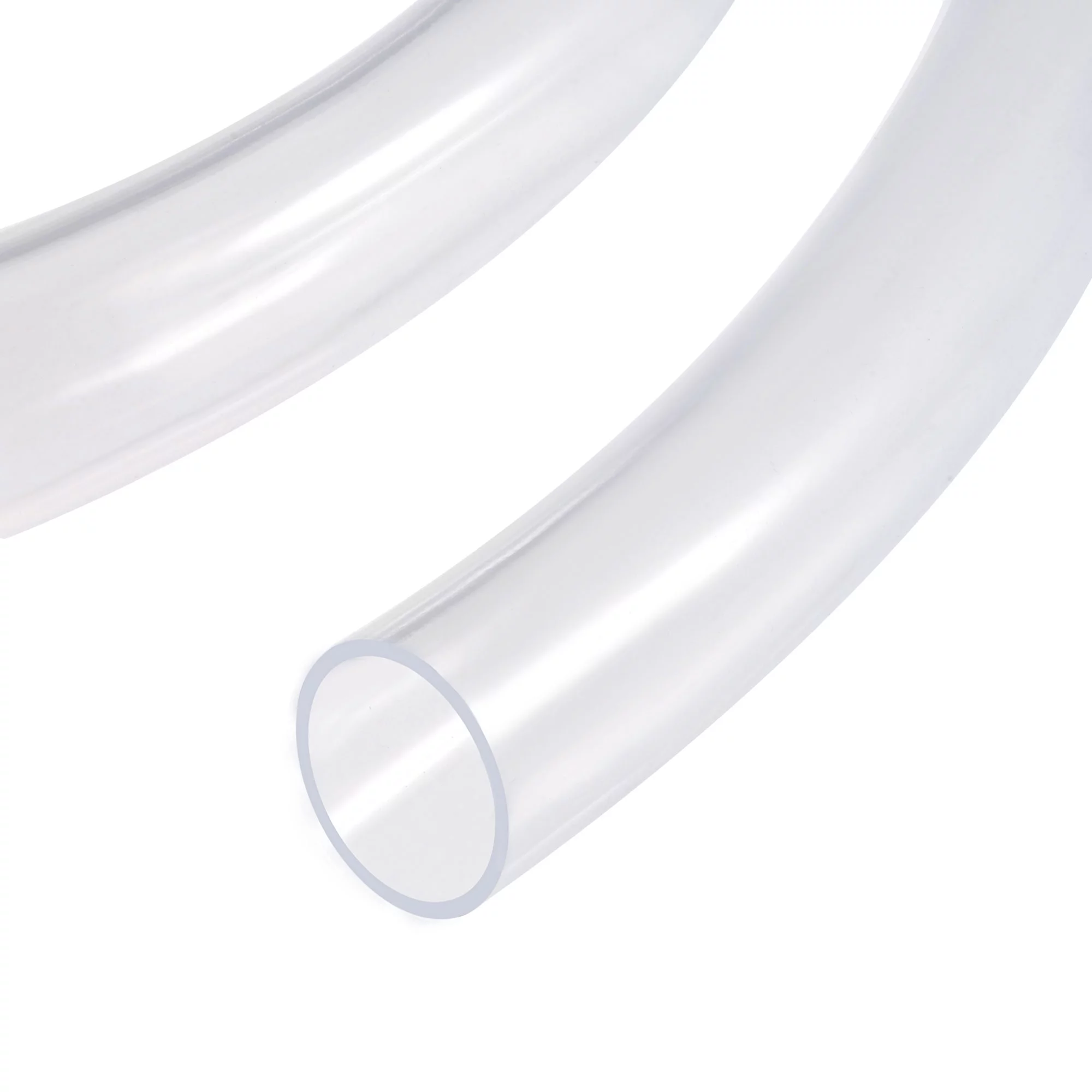 Uxcell 32mm ID 38mm OD 2m Clear Vinyl Tubing Flexible PVC Hose Plastic Tube