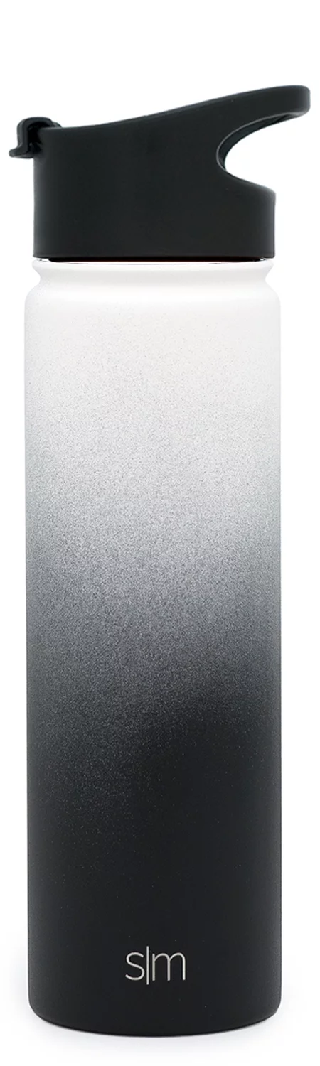 Simple Modern 22 fl oz Insulated Stainless Steel Summit Water Bottle with Straw and Chug Lid | Tuxedo