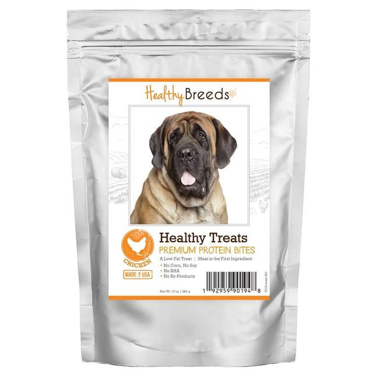 Mastiff Healthy Treats Premium Protein Bites Chicken Dog Treats, 10 oz