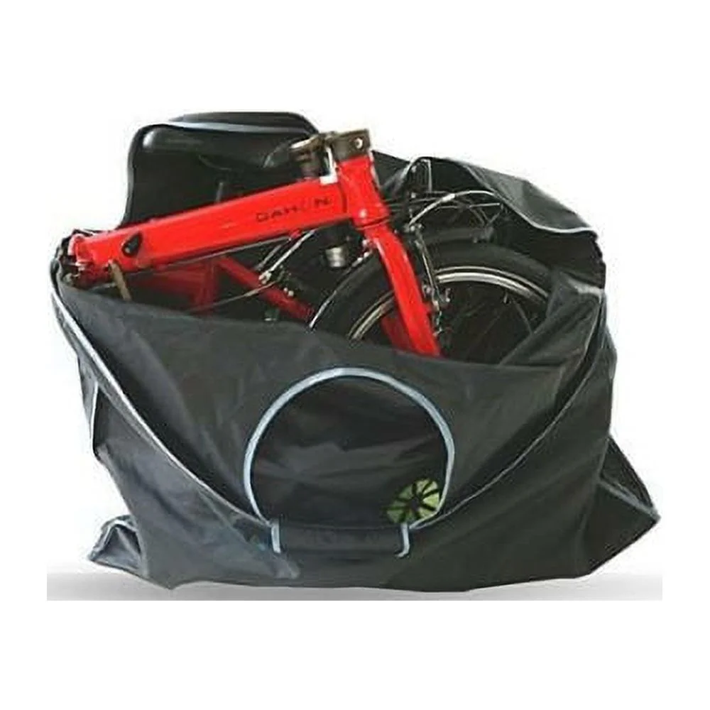 Dahon VYBE D7 Folding Bike (Red) with Dahon Foldable Carry Bag