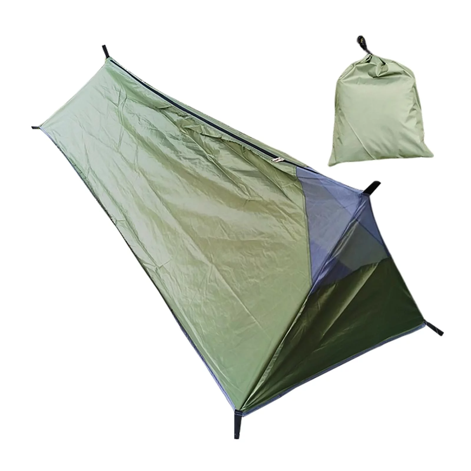 Portable Camping Tent Waterproof Survival Shelter for Beach , Green