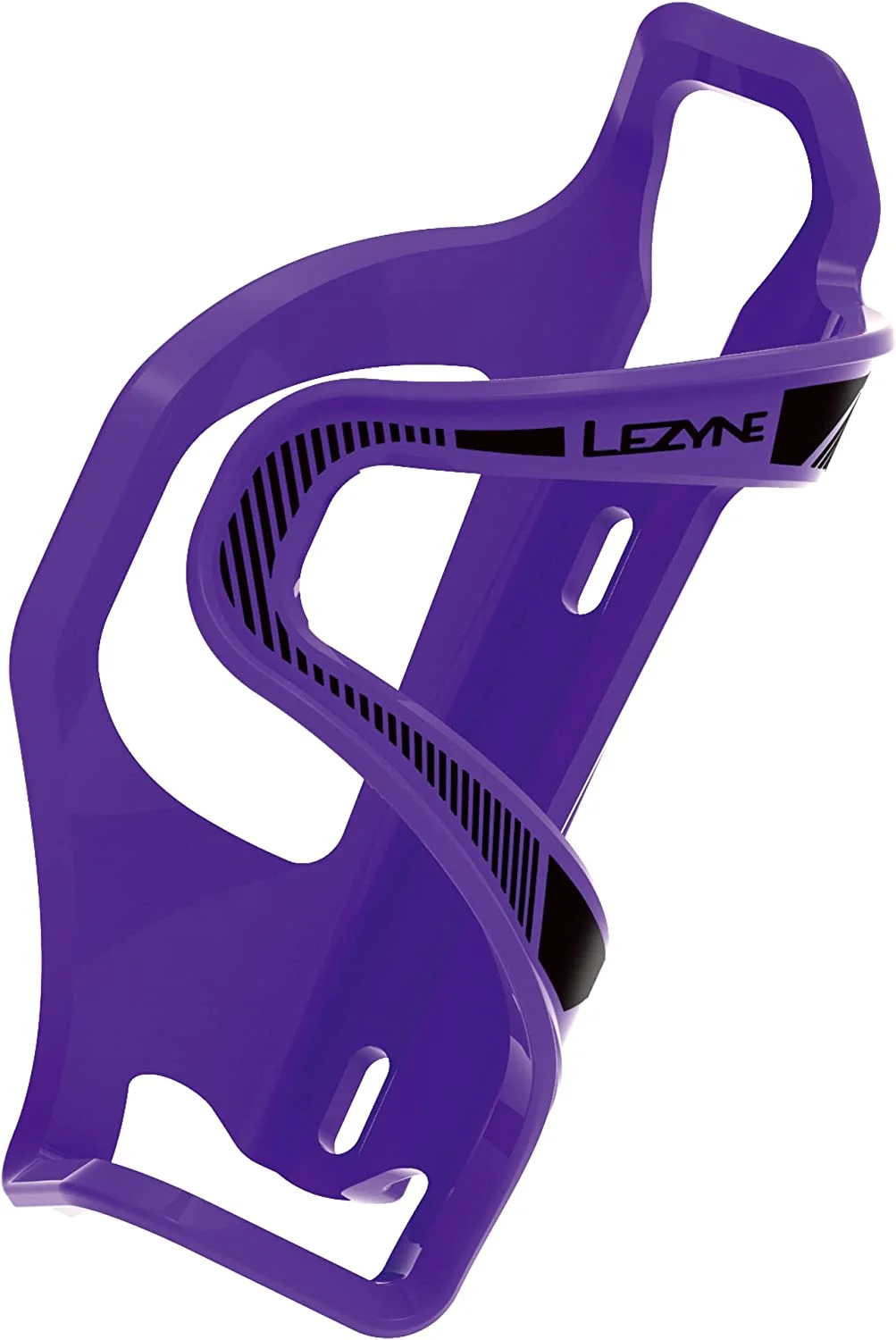 LEZYNE Side Load Flow Bicycle Bottle Cage, Left or Right Side Configurations, Secure, Easy Bottle Access, Durable Bike Bottle Holder