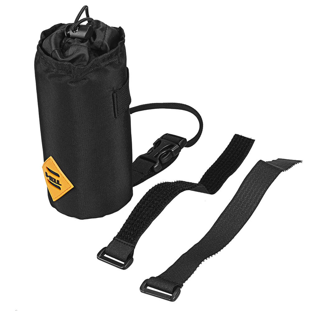 Lixada Water-resistant Handlebar Water Bottle Holder Bag Storage Pouch for Cycling Camping Hiking Backpacking