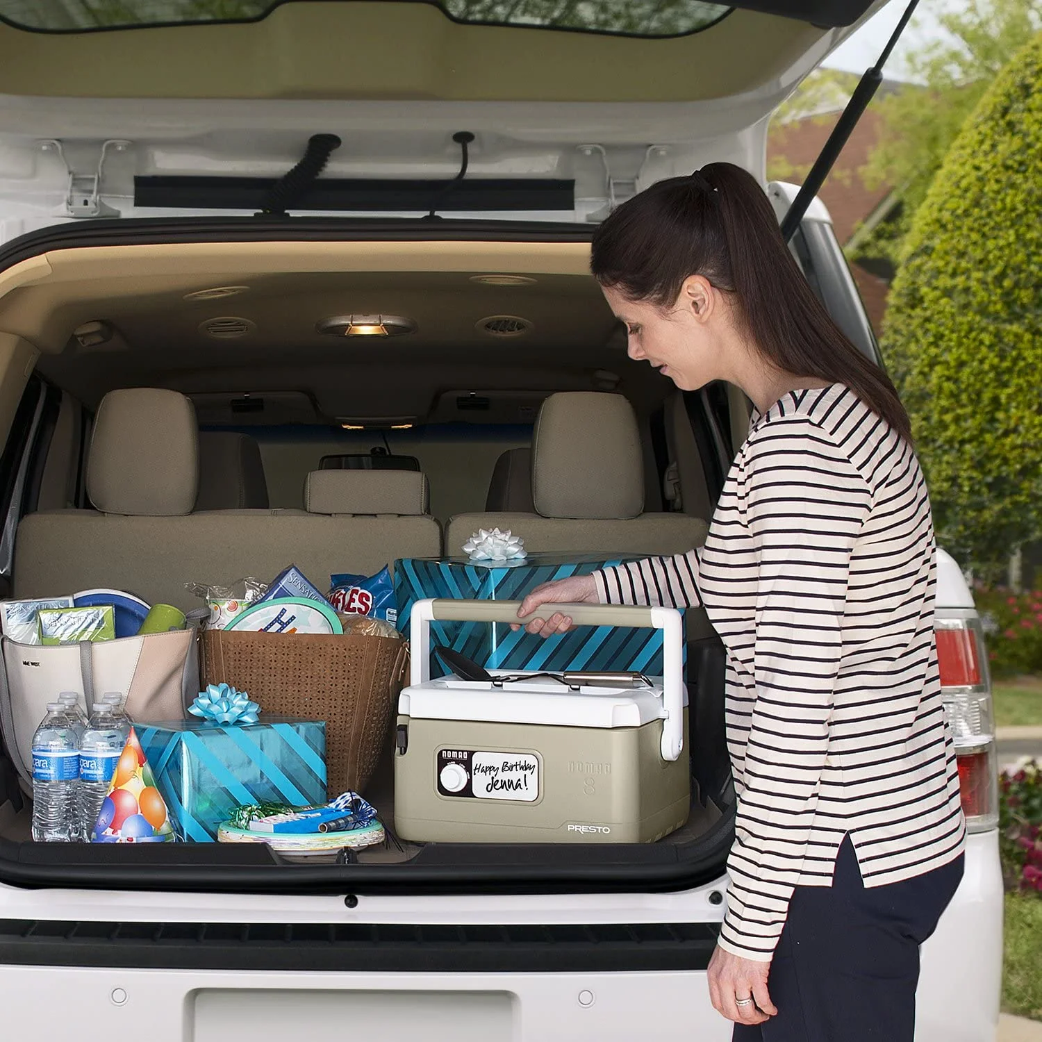 Presto 06012 Nomad 8-quart Traveling Slow Cooker, Tan