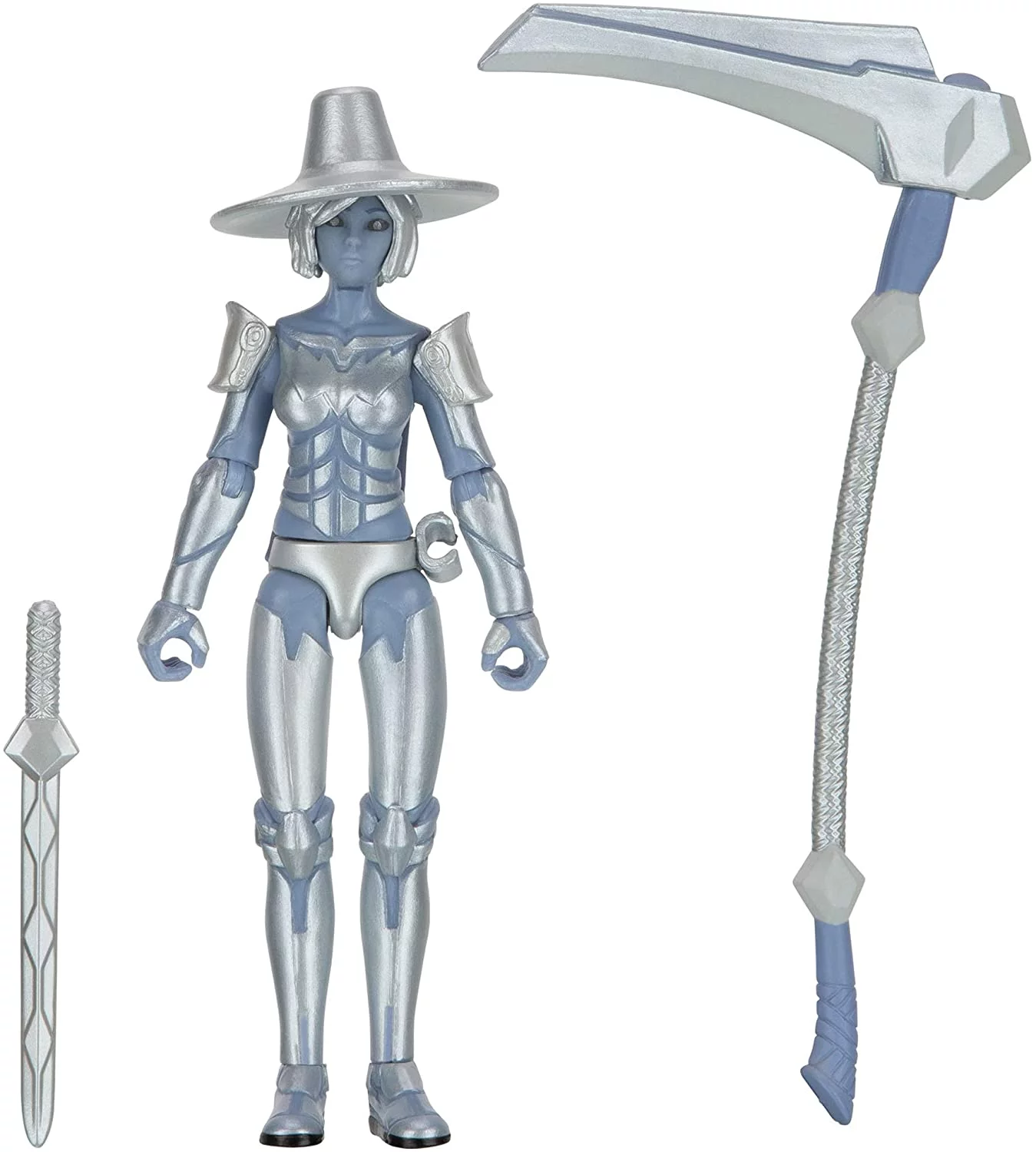 Roblox Imagination Collection - Aven, the Silver Warrior Figure Pack [Includes Exclusive Virtual Item]