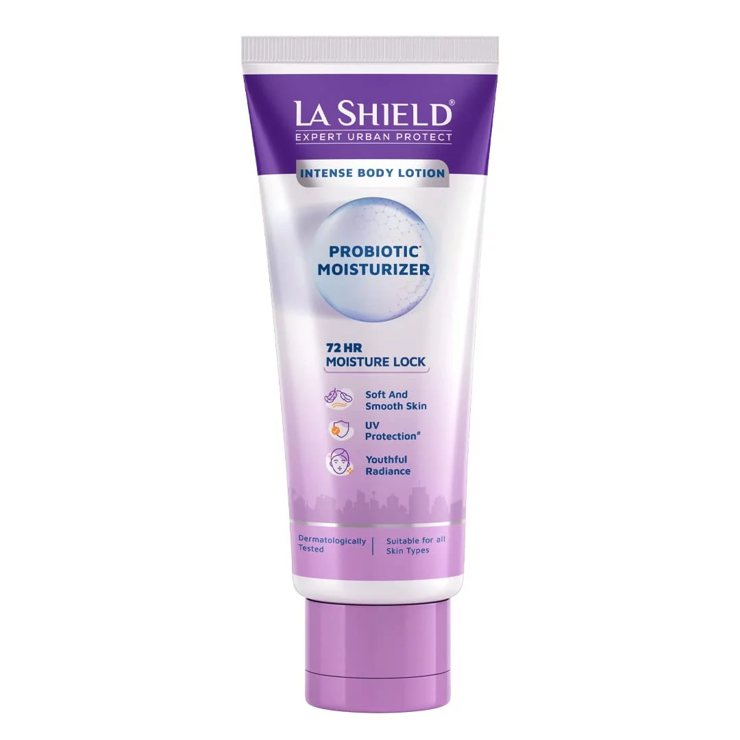 La Shield Probiotic Moisturizer Body Lotion | Restores Skin Microbiome | 72 Hr Hydration | Soft & Supple Skin | For All Skin Types | 200 Ml