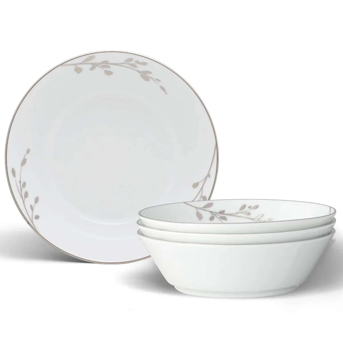 Noritake Birchwood Set of 4 Soup Bowls