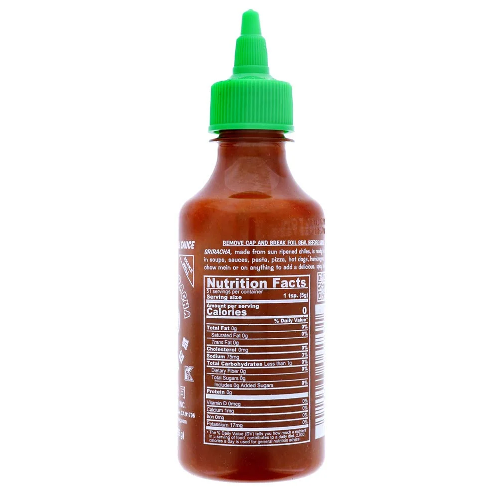 Huy Fong Sriracha Hot Chili Sauce, 9 Ounce Bottle ,spice, chili, sriracha (3 Bottles)