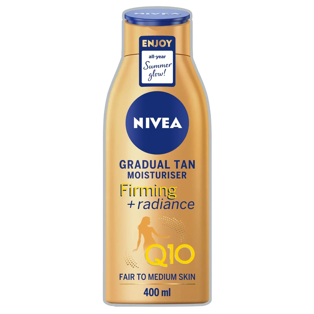 Nivea Body Q10 Gradual Tan Body Moisturiser Fair To Medium 400Ml