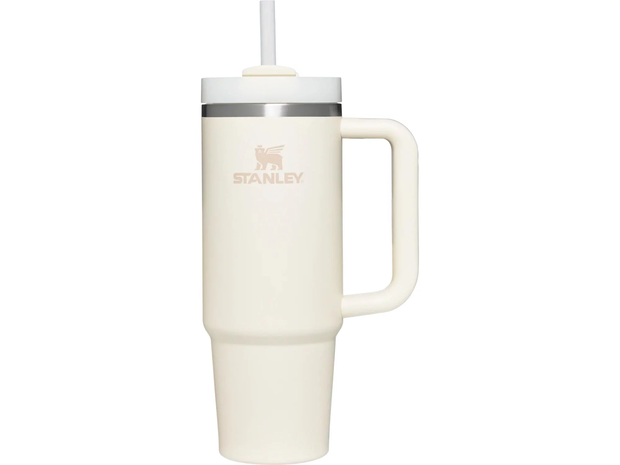 Stanley Quencher H2.0 FlowState 30 oz Stainless Steel Tumbler - CREAM