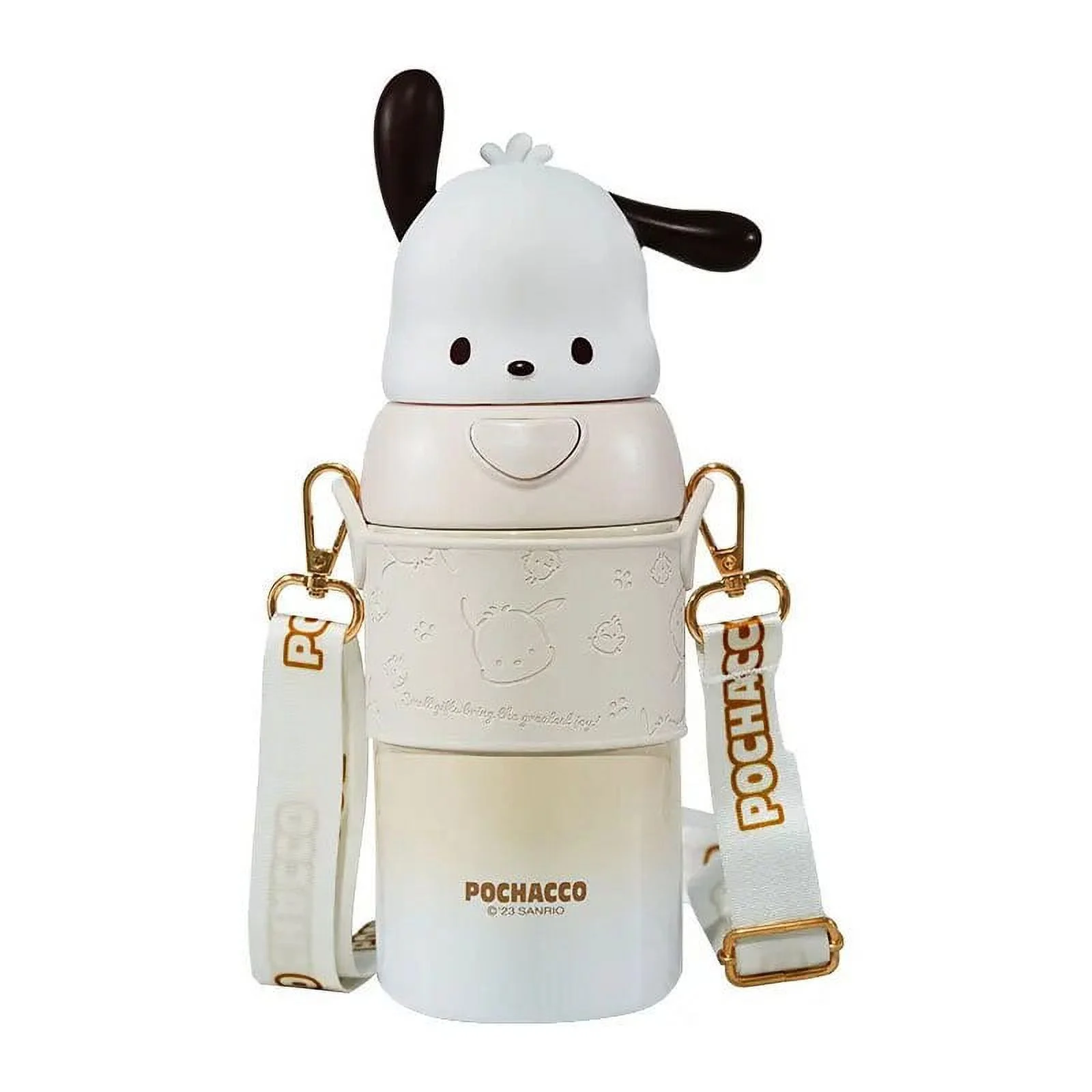 Sanrio Water Cup 560Ml Kawaii Melody Hello Kitty Kuromi Thermos Cinnamoroll Cup Juice Cup Insulated Water Bottle Birthday Gifts