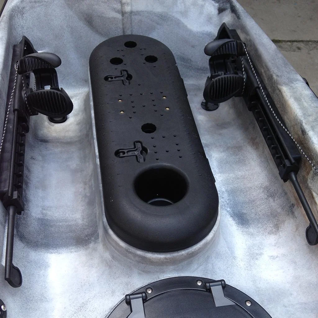 1 Pair of Adjustable Kayak Rudder Controls Footrest Footrests Footrests