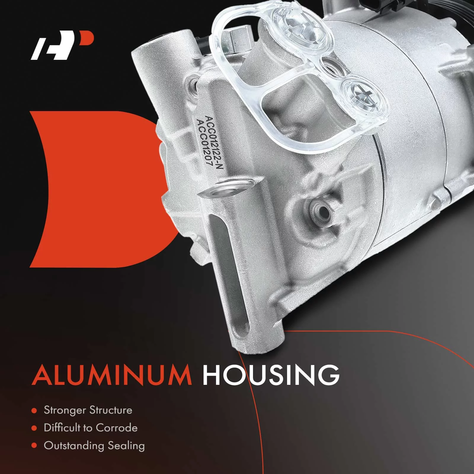 A-Premium AC Compressor with Clutch Compatible with Chevrolet Colorado 2015-2020 Equinox 2018-2020 GMC Canyon 2015-2019 Terrain 2.5L 1.5L