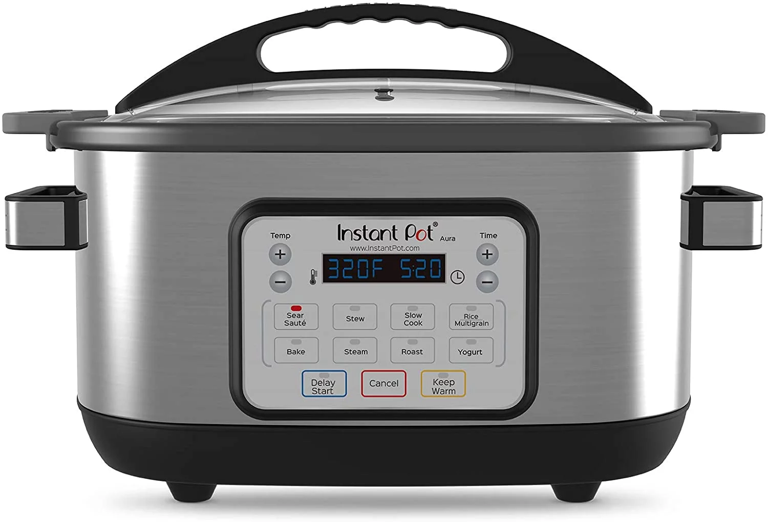 Instant Pot Aura Multi-Use Programmable Slow Cooker, 6 Quart, No Pressure Cooking Functionality