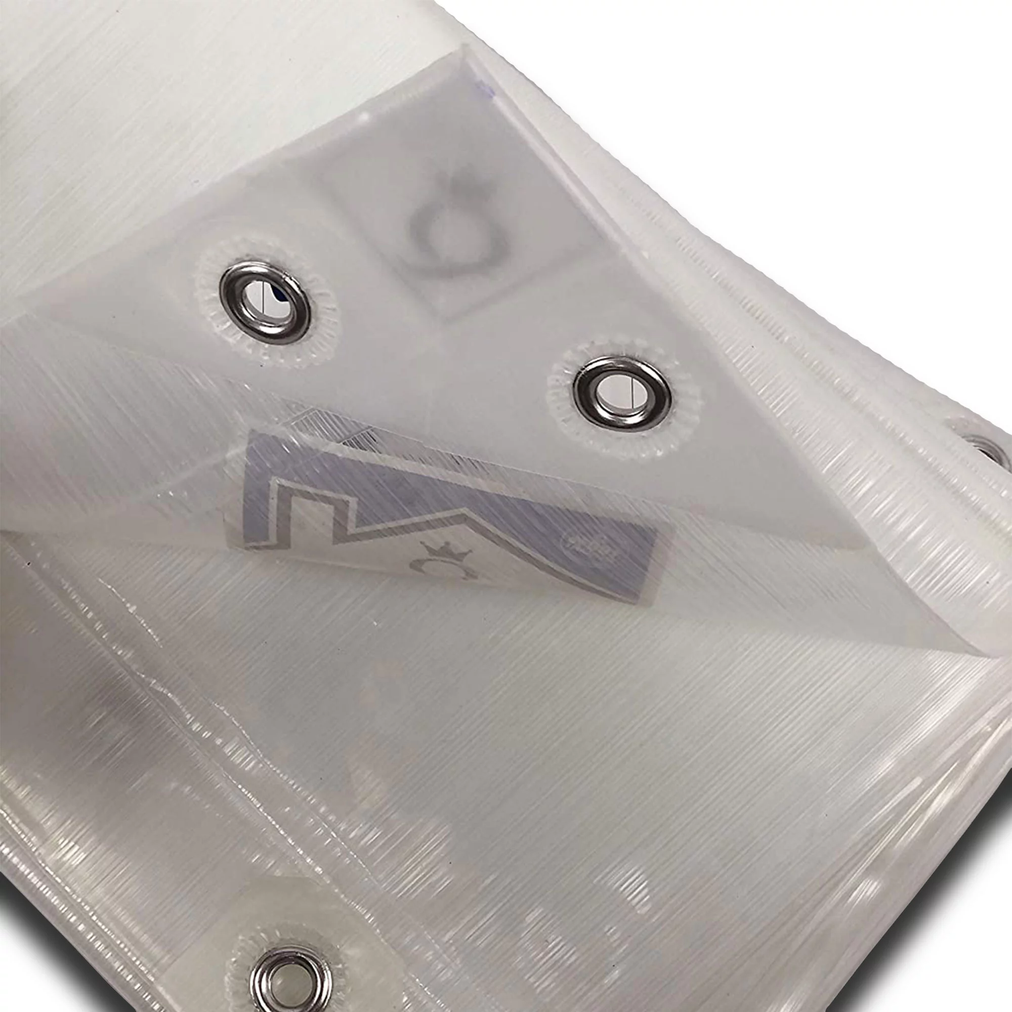 Queen of Tarps 8 x 10 Foot Heavy Duty All Purpose Plastic Tarp, Translucent