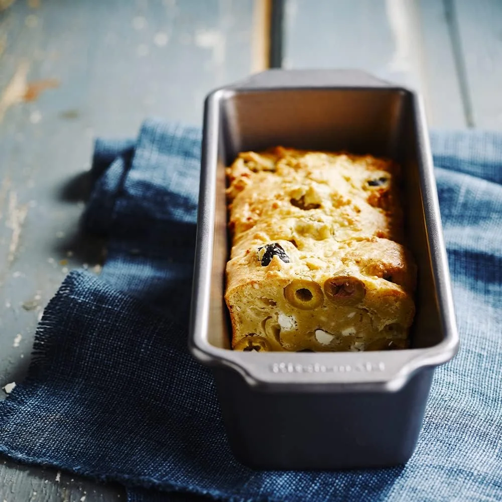 OUWI Aluminized Steel PFAS-Free Non-Stick 5-Piece Bakeware Set, Oven Safe, Dishwasher Safe, Grey