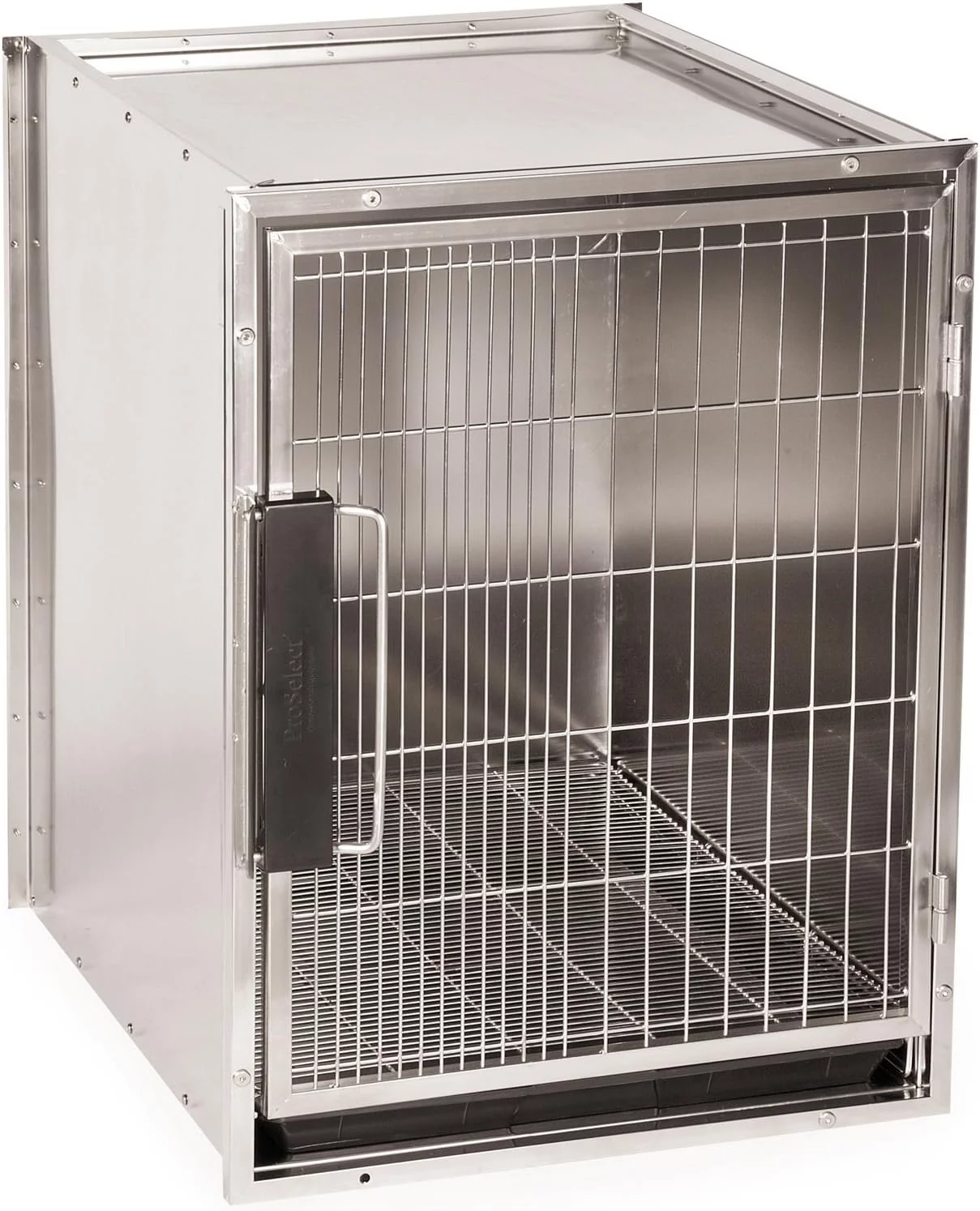 ProSelect Modular Kennel Cage 3 Unit Stainless Steel