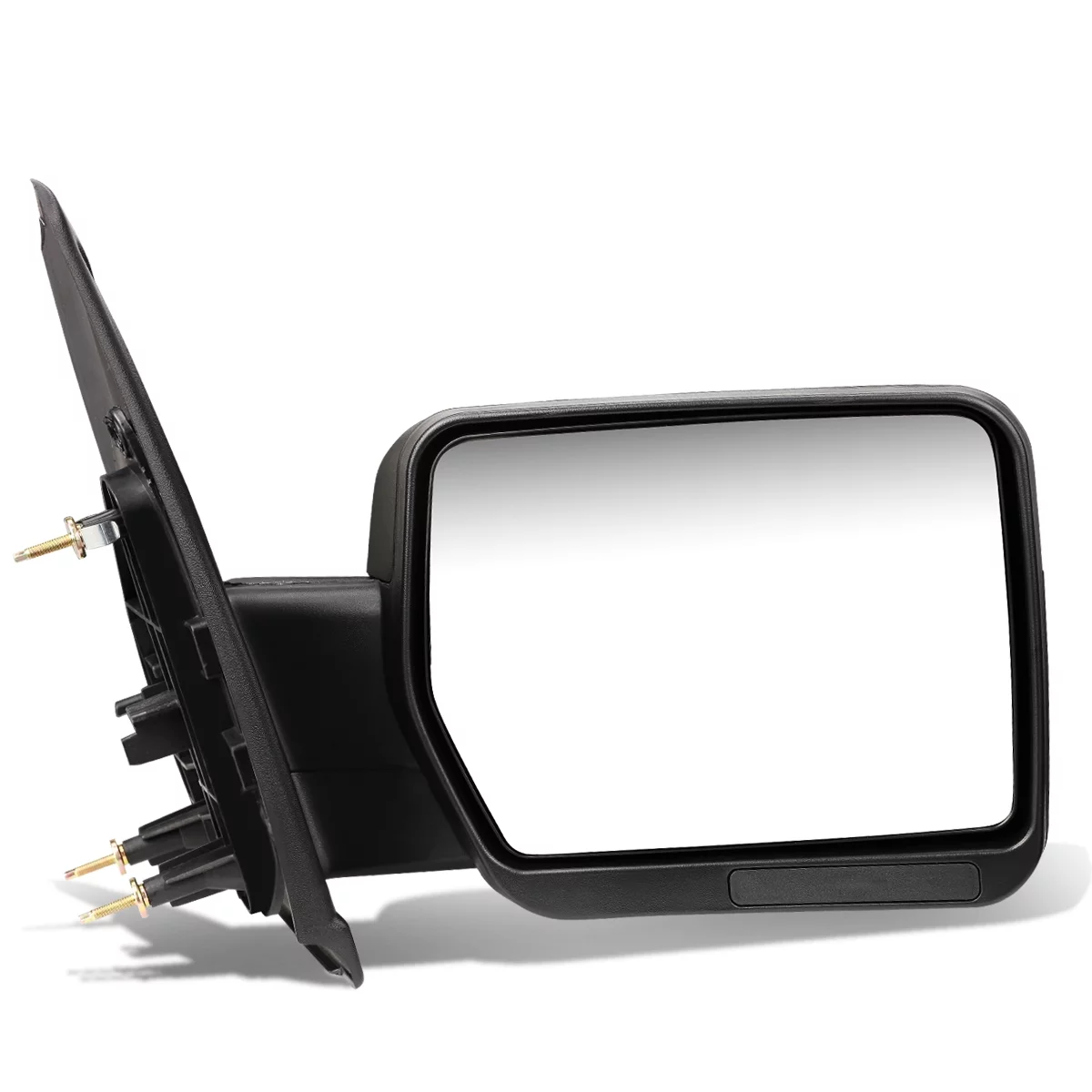 DNA Motoring TWM-019-T222-BK-R For 2004 to 2014 Ford F150 Black Textured Telescoping Manual Folding Side Towing Mirror (Right / Passenger)