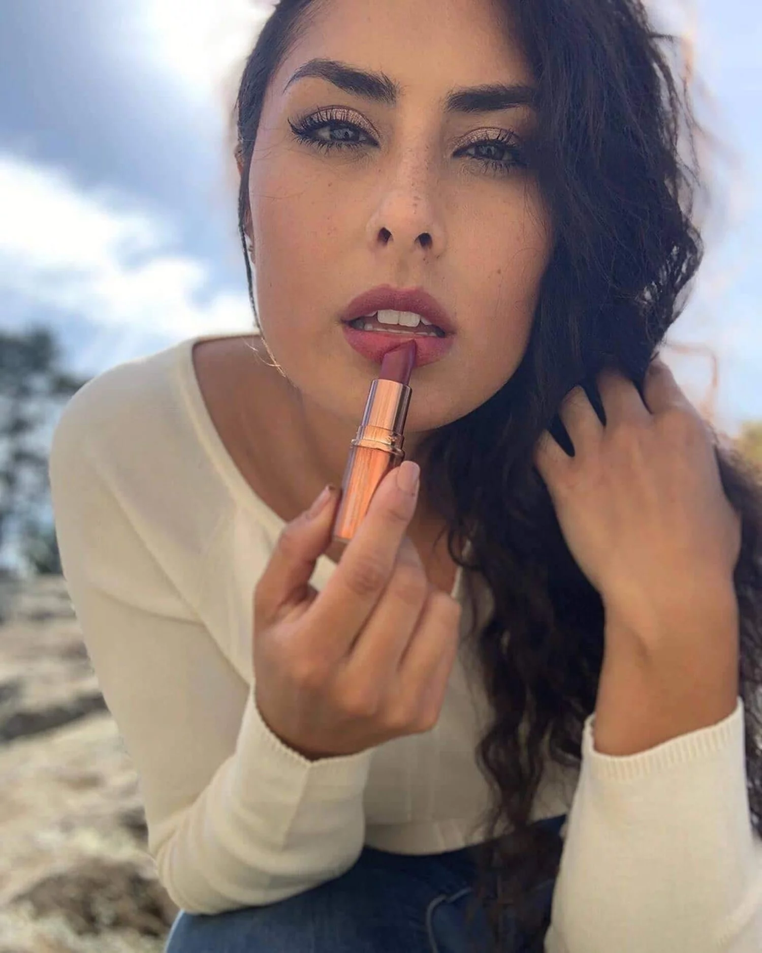 Mineral Fusion Lipstick Tempting, Deep Red, 0.13 oz, Smudge-Free, Long Lasting