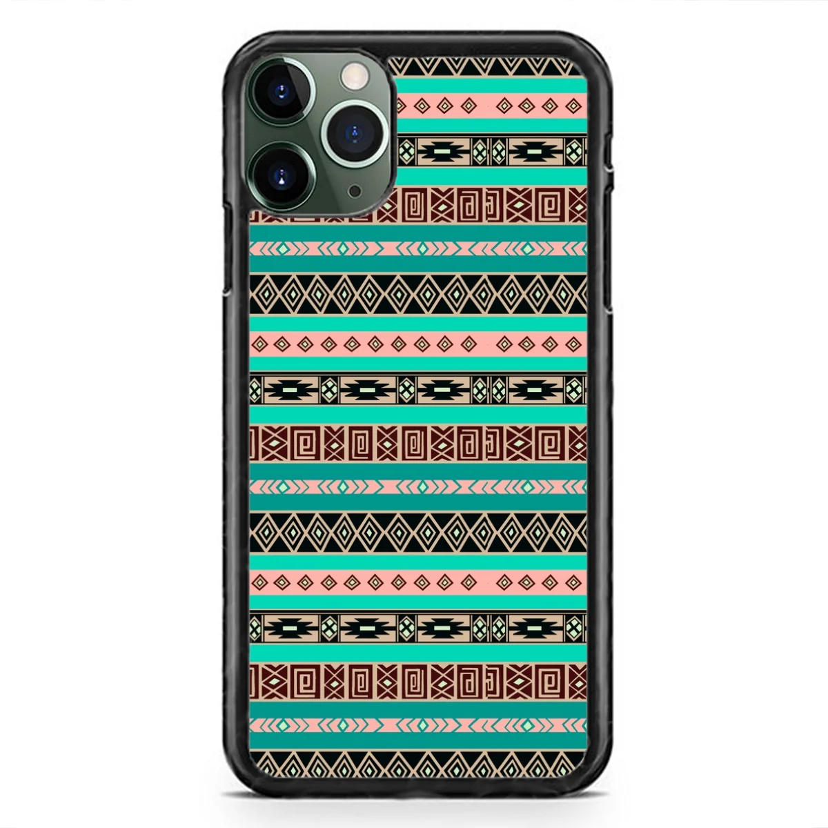 Native American Old West Pattern Slim Shockproof Hard Rubber Custom Case Cover For iphone 15 Pro Max Plus 14 13 Mini