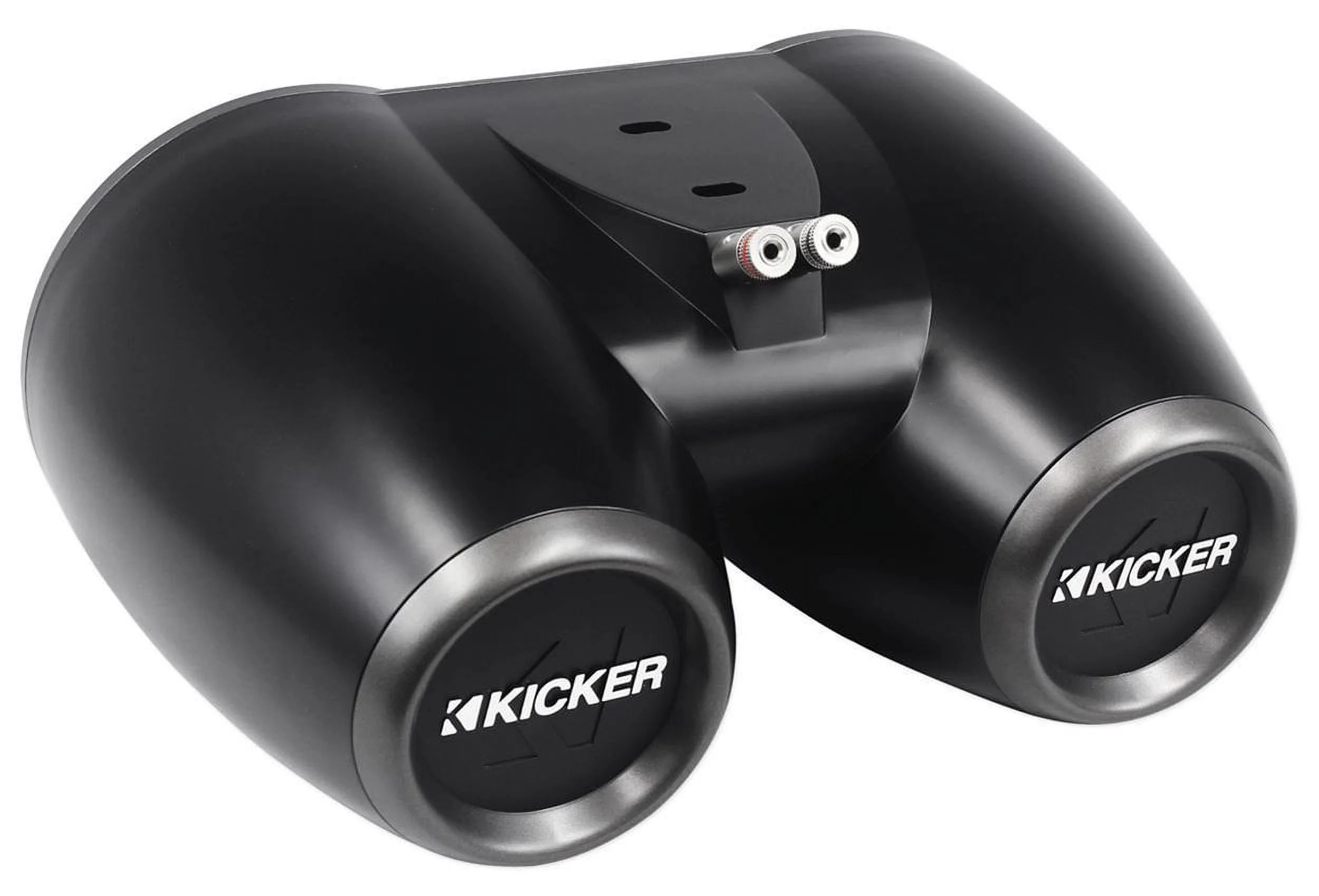 Black Kicker Dual Wake Tower System with Kicker Charcoal 6.5