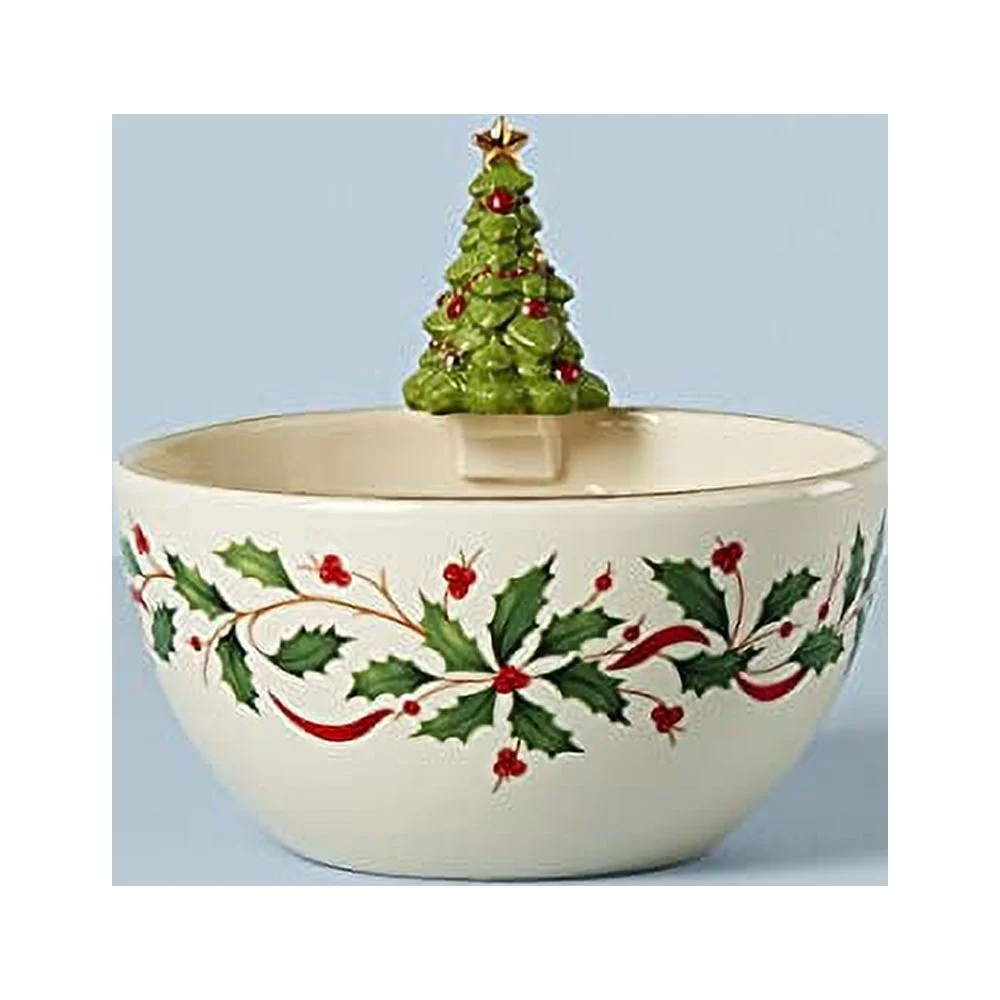 Lenox Holiday Bowl with Christmas Tree